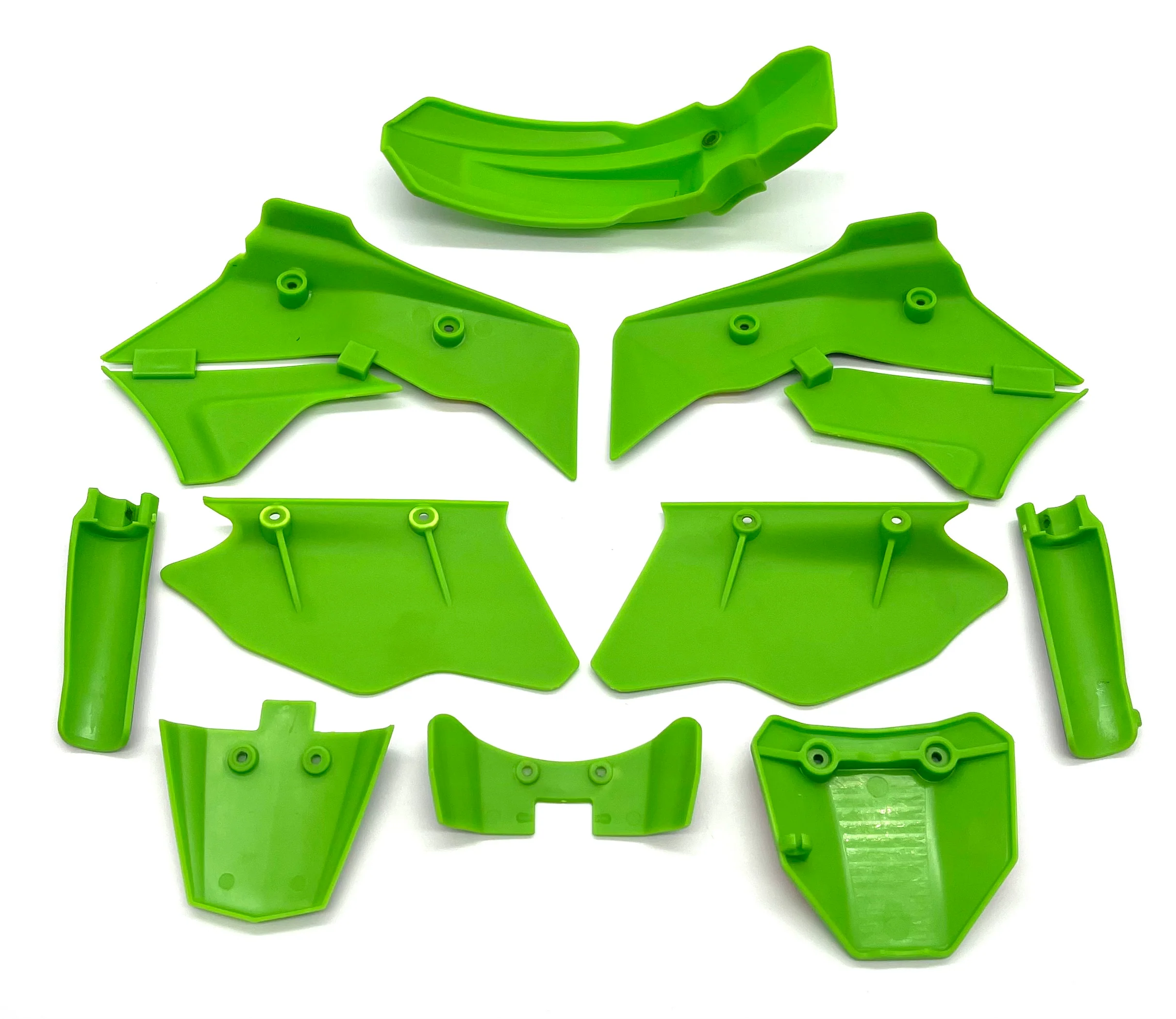 Losi Promoto - Body Plastics Green wrapped, fairing parts LOS06000 - Image 2