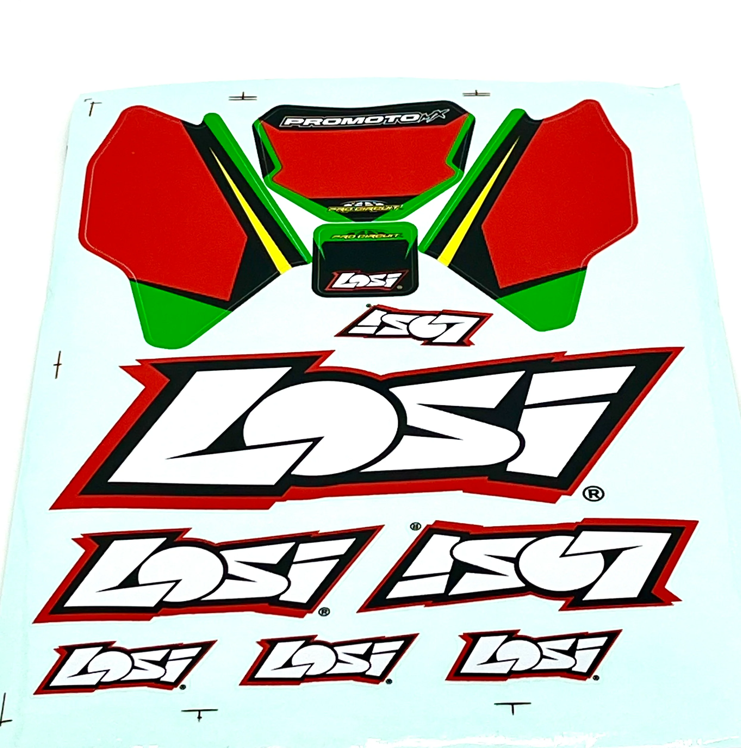Losi Promoto - Manual, Decals & Quick start guide (GREEN) LOS06000 - Image 2