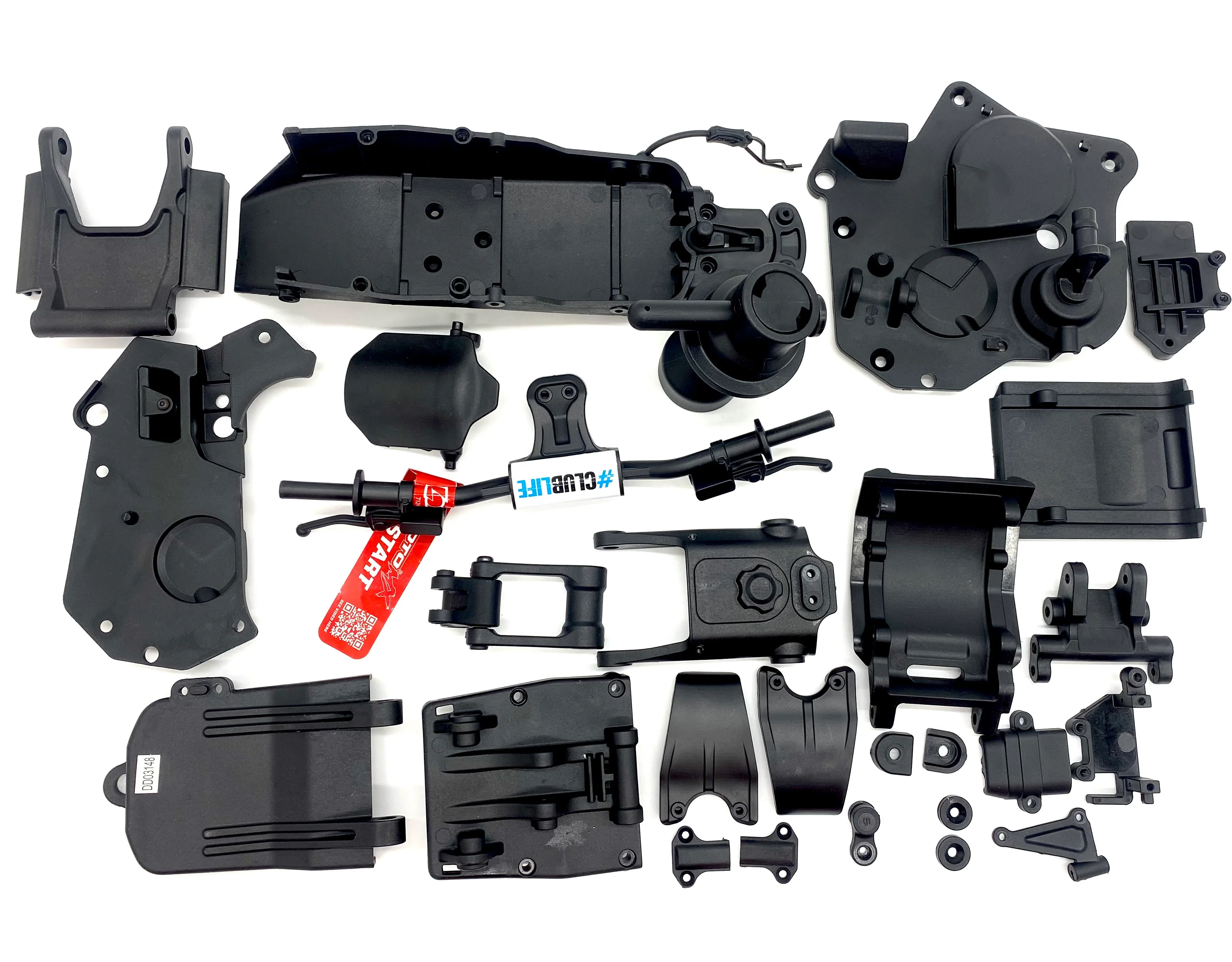 Losi Promoto - Plastic Set (mounts, housings, skid plates LOS06000 - Image 2