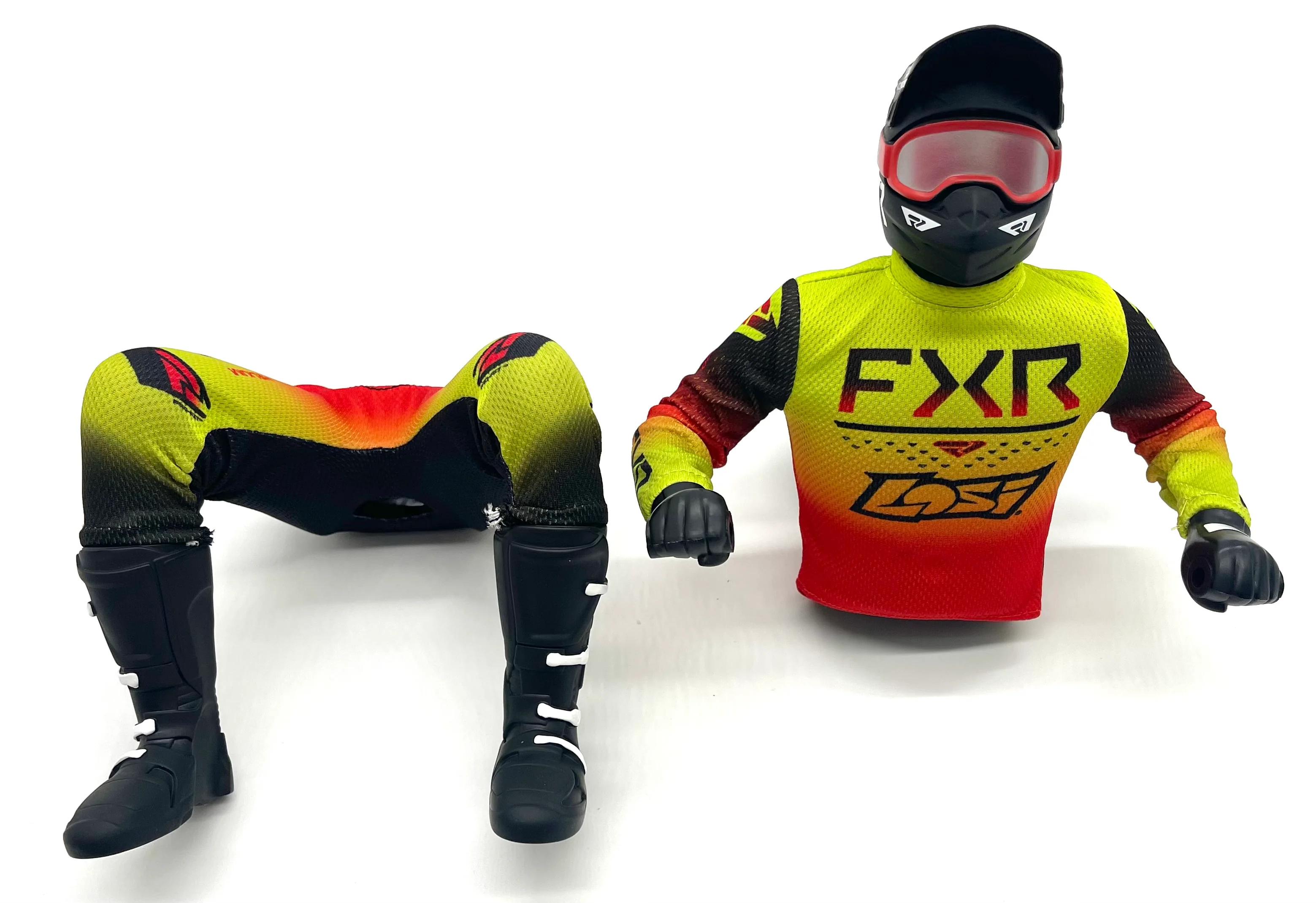 Losi Promoto - Rider Figure, (RED) FXR & Jersey Set LOS06000 - Image 4