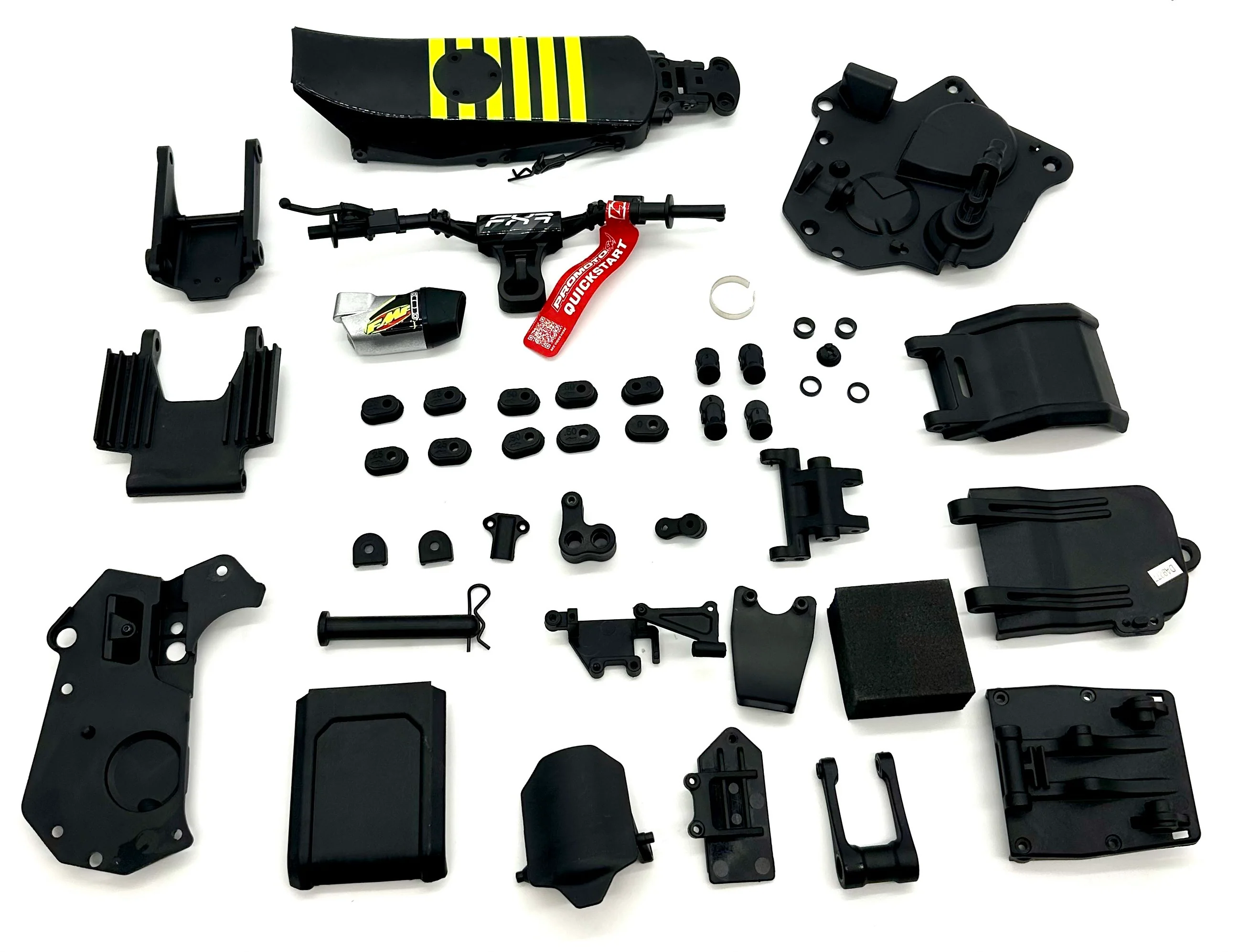 Losi Promoto-SM - Plastic Set (mounts, housings, skid plates LOS06000 - Image 2
