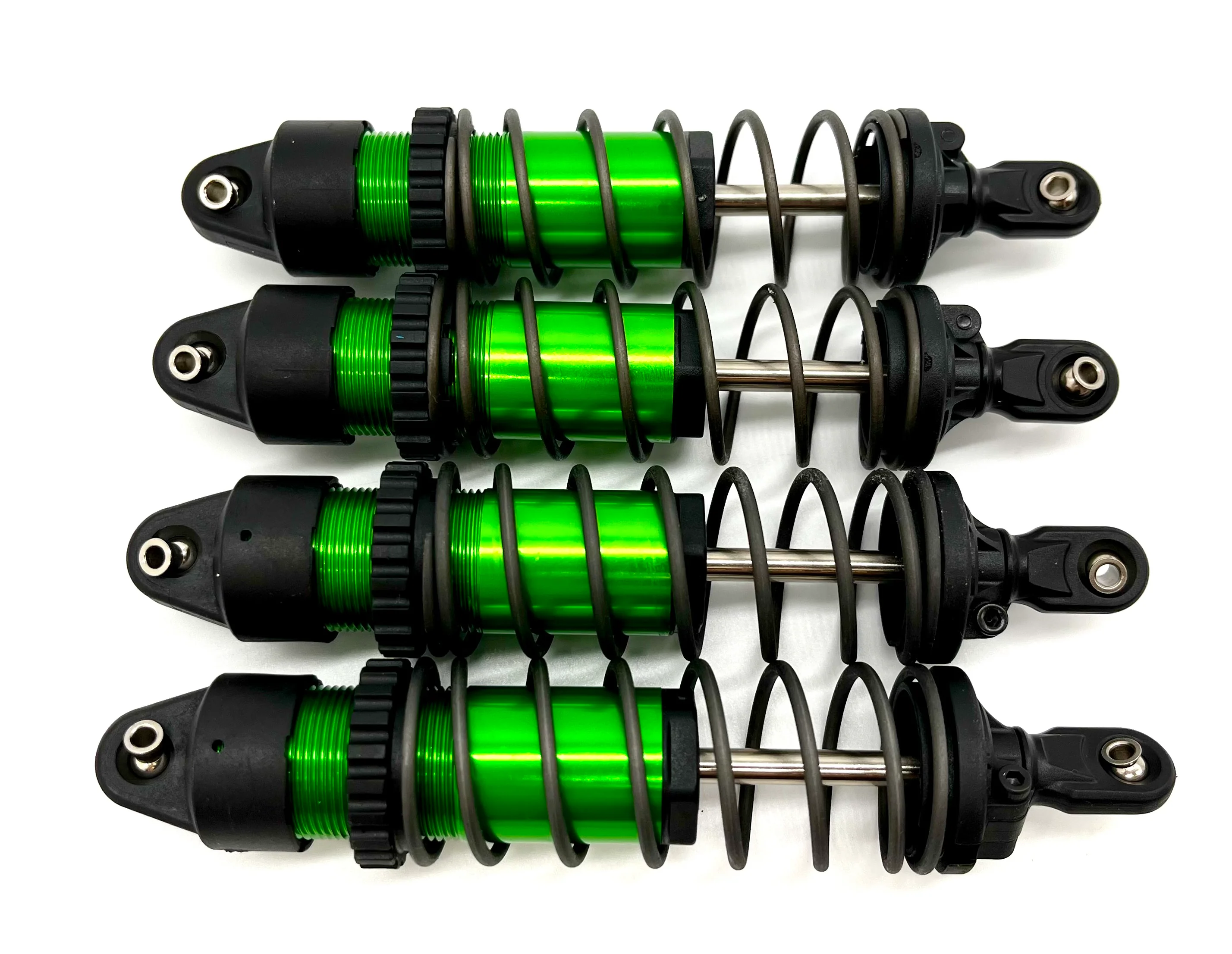 Maxx Slash SHOCKS (GREEN-Anodized Gt-maxx 8961t dampers, springs Traxxas 102076-4 - Image 3