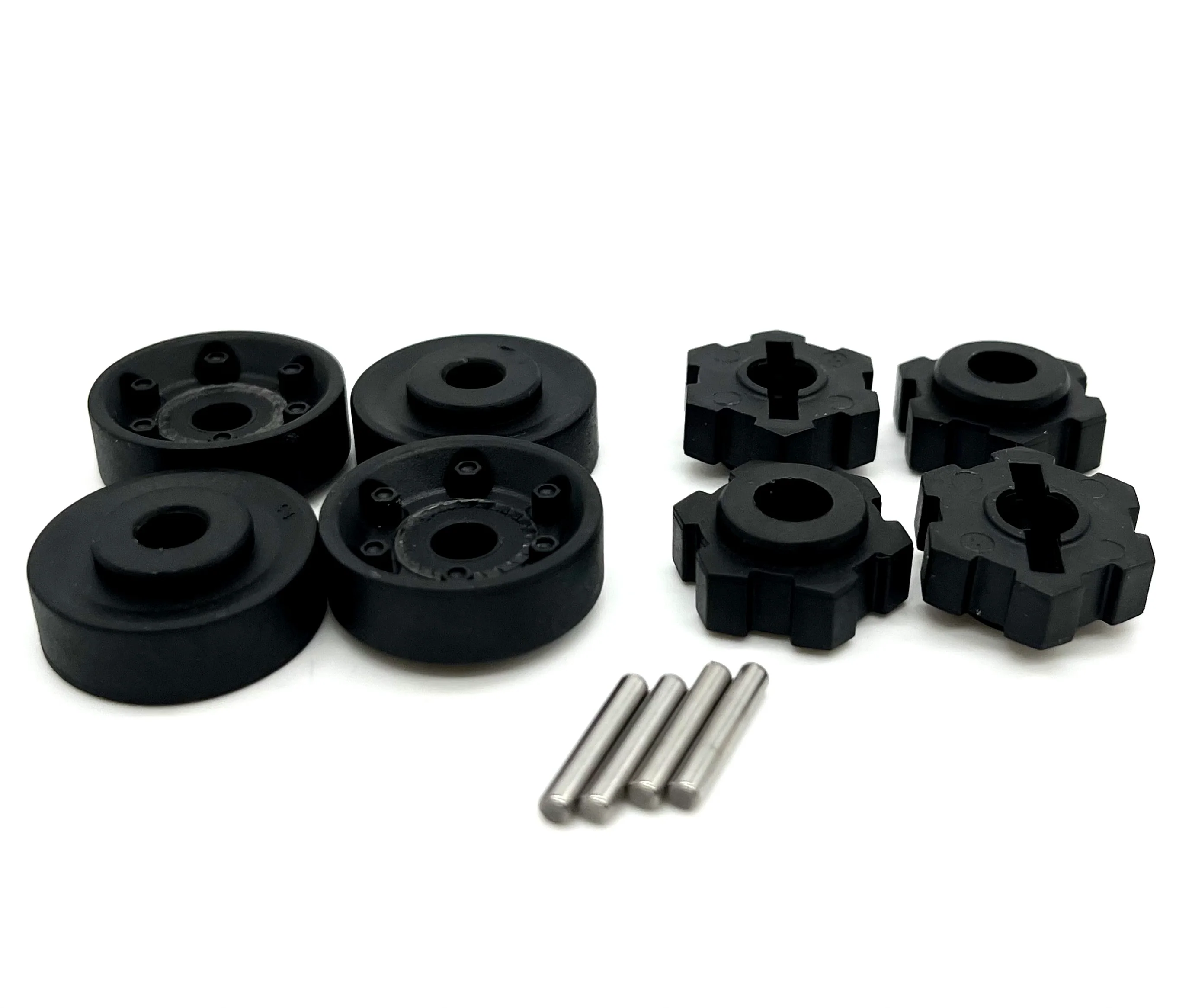 Maxx Slash 17mm HEX wheel HUBS, (black washer) pins Traxxas 102076-4 - Image 2