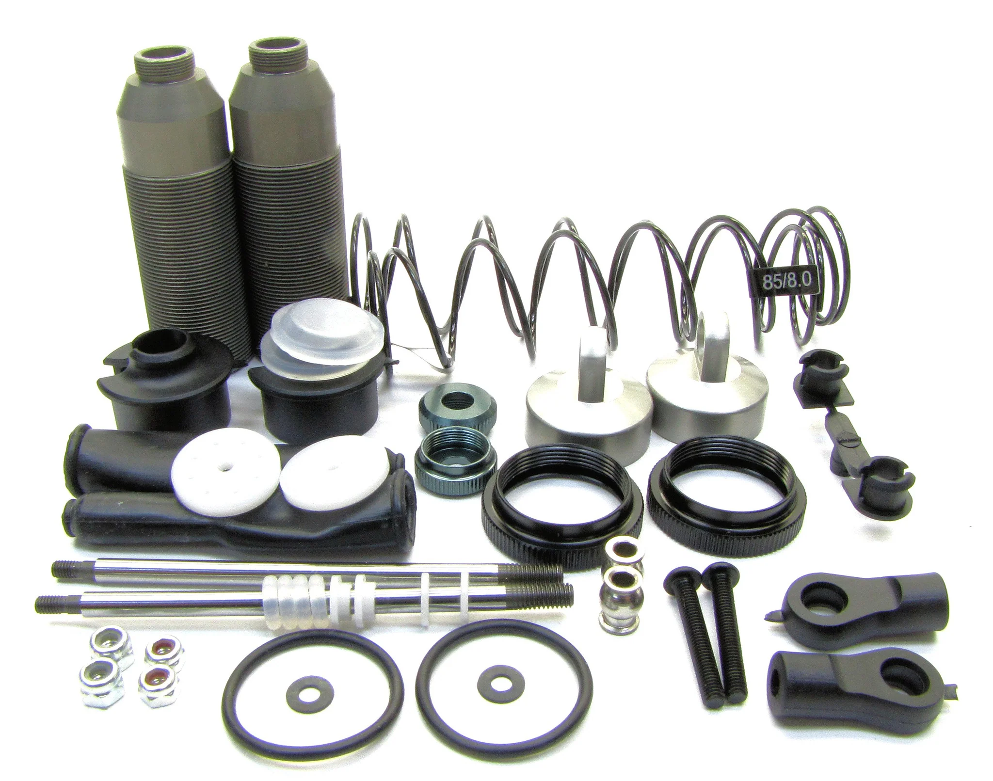 MBX7TR REAR SHOCKS kit (damper set) big bore Mugen Buggy MBX7 MBX6TR MUGE2019