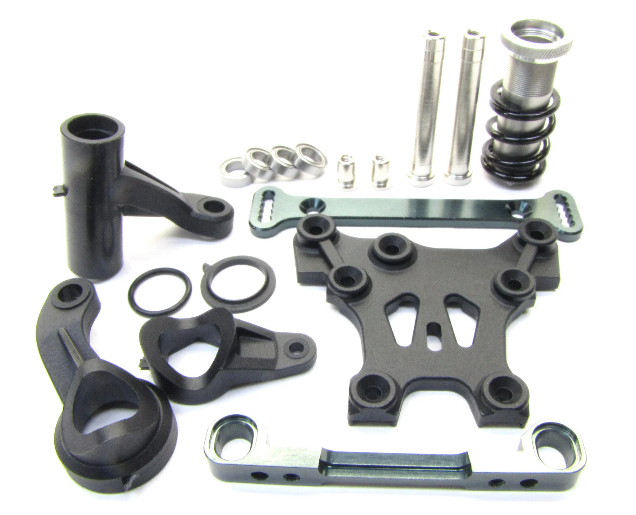MBX7TR STEERING SET (bell crank post servo saver plate Mugen MBX6T MUGE2019