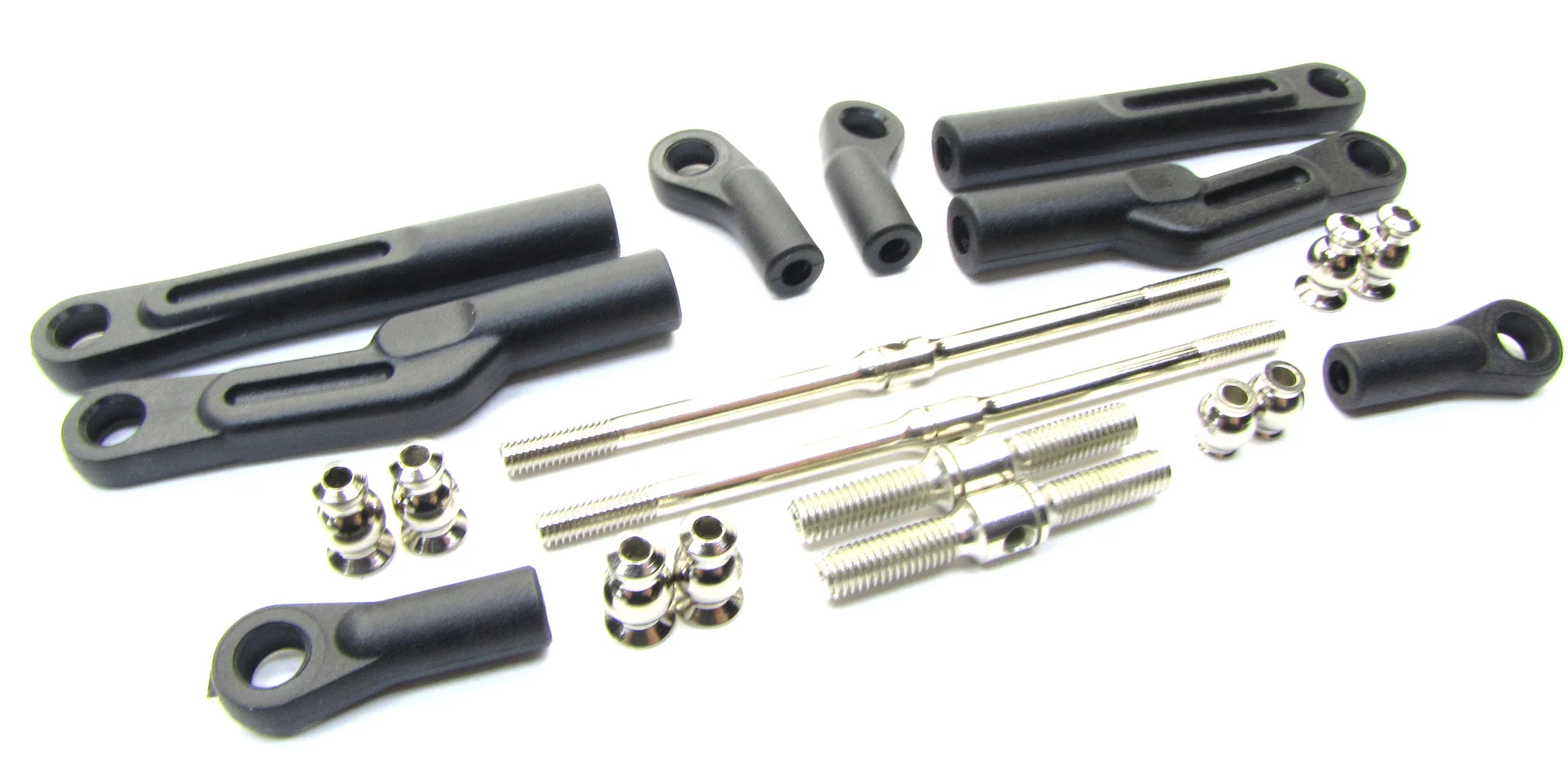 MBX7TR TIE RODS turnbuckles Rear Upper Arm Link Push Ends Mugen Truggy MUGE2019 - Image 2