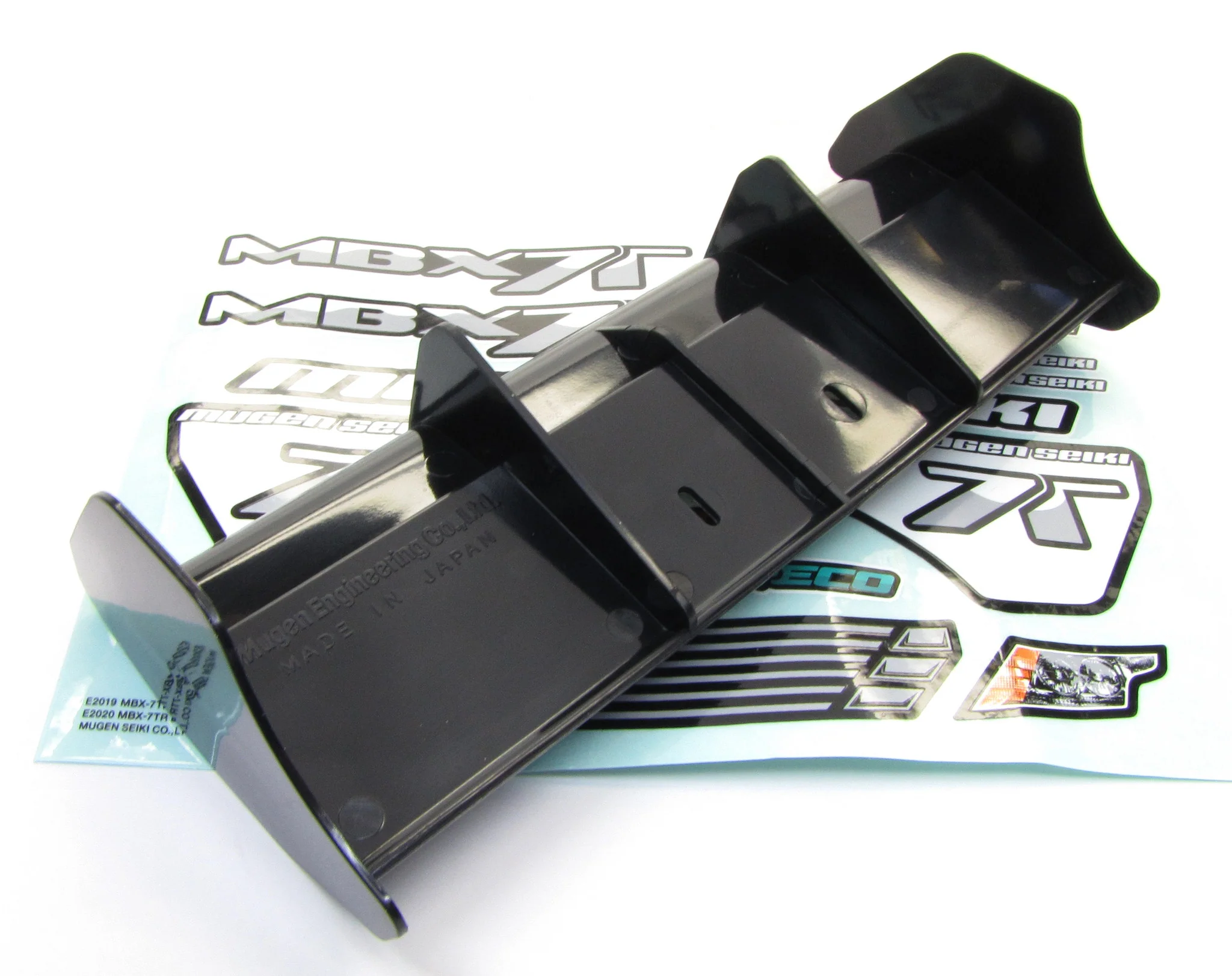 MBX7TR WING (Black Buggy truggy Spoiler & Decal eco mbx7r buggy Mugen MUGE2019 - Image 3
