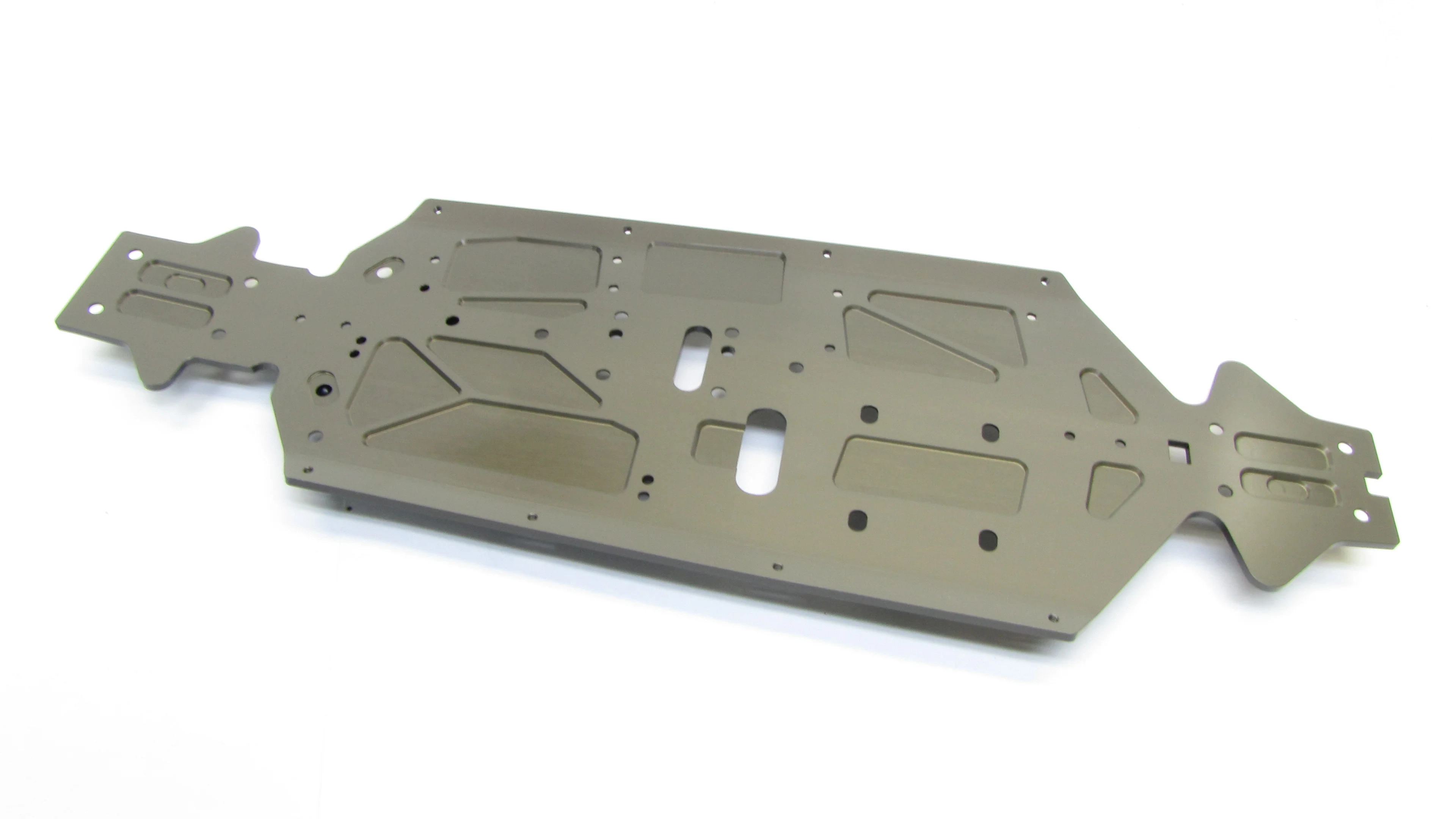 MBX8 CHASSIS PLATE (E2423; 3mm hard-anodized aluminum MUGEN E2021 - Image 2