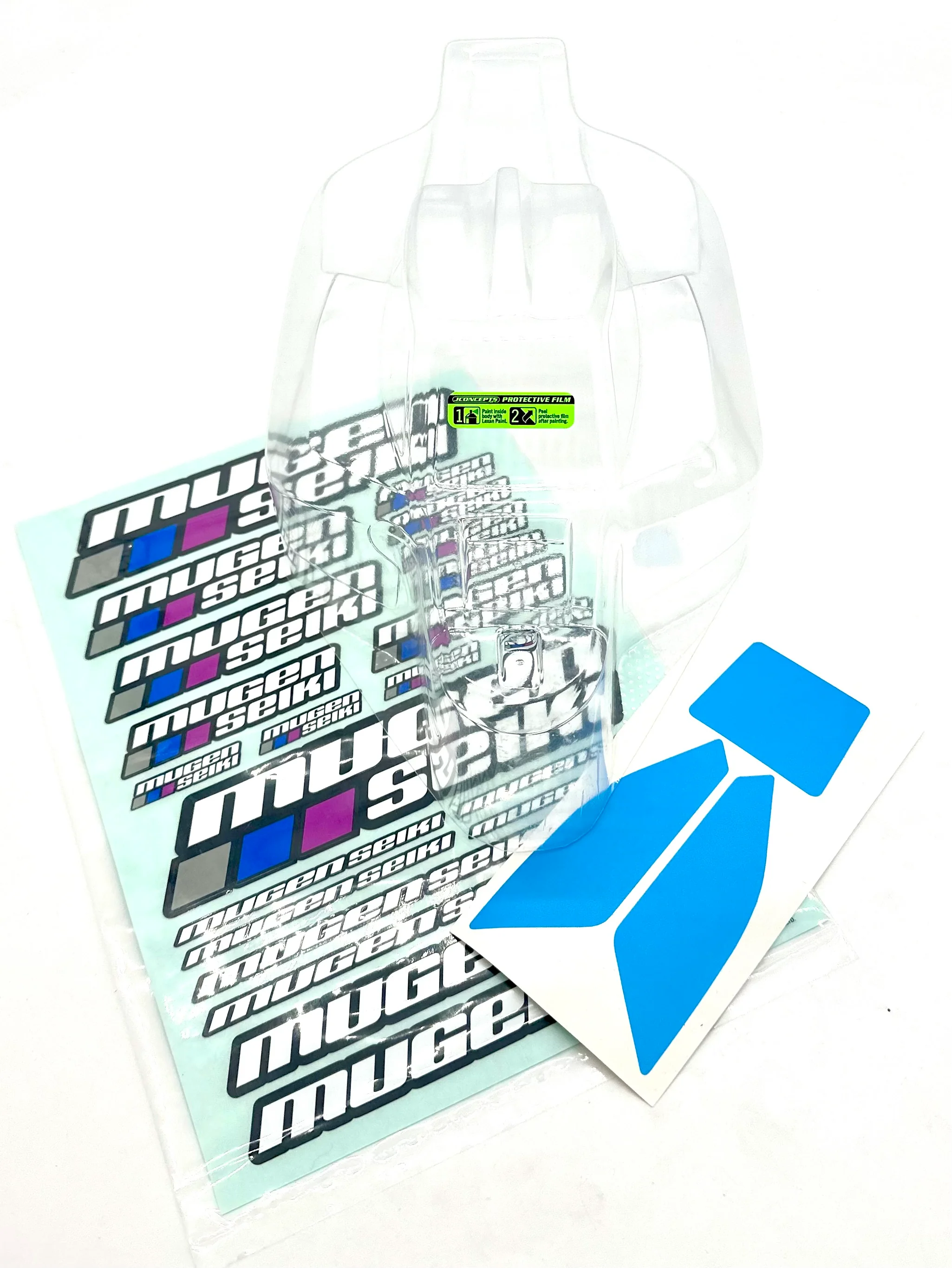 MBX8R Eco CLEAR BODY shell cover (JConcepts S15 Light-weight MUGEN E2032 E2028 - Image 2