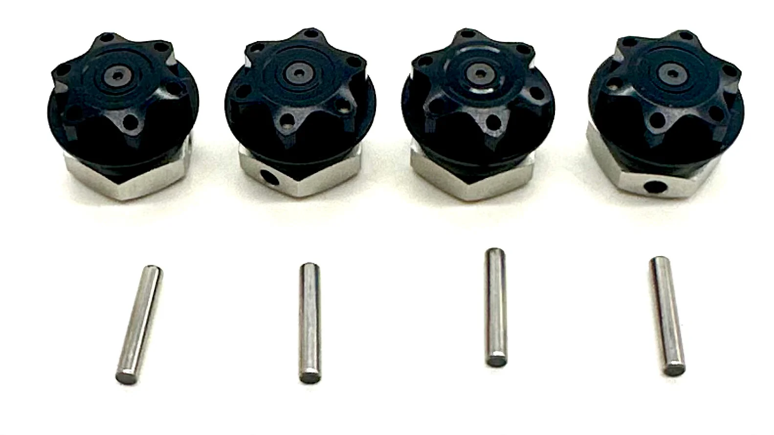 MBX8R Eco HEX NUTS (17mm wheel hubs & pins locking Flash Point Mugen seiki E2028