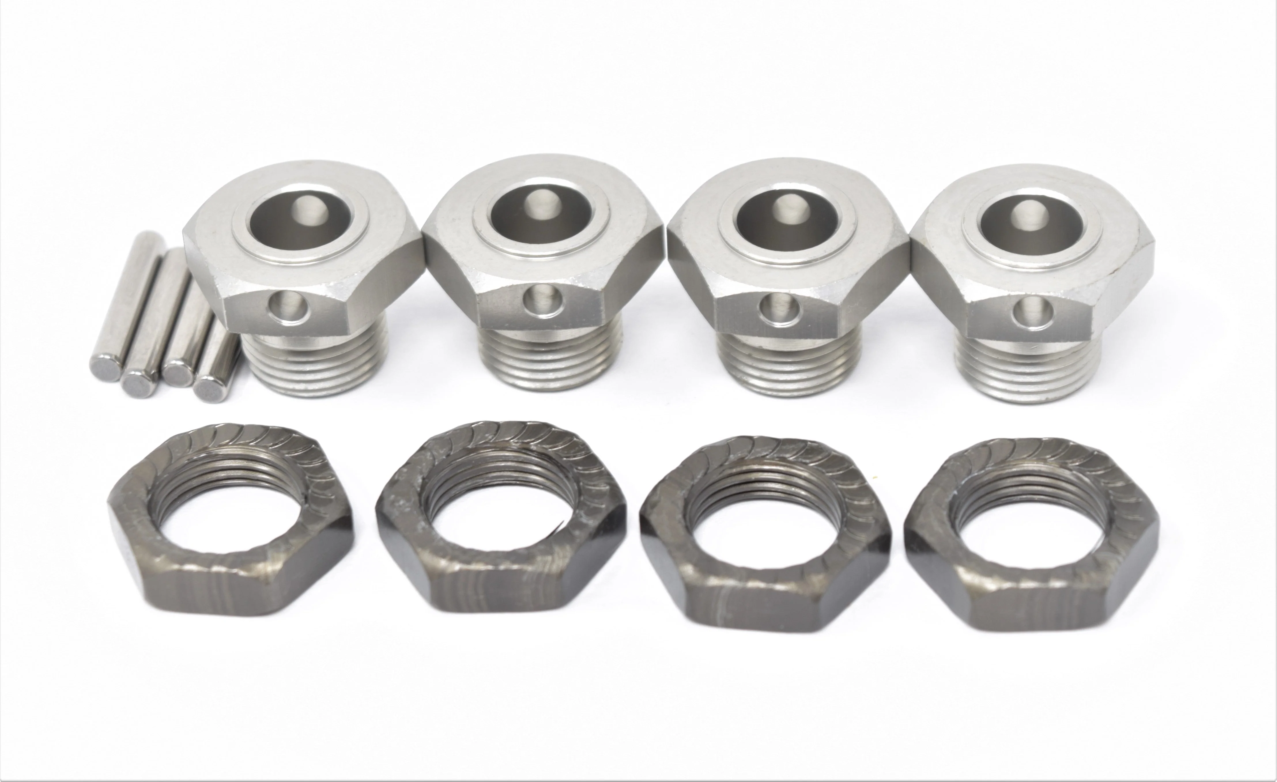 MBX8R HEX NUTS (17mm wheel hubs drives & pins locking buggy Mugen seiki E2027 - Image 2