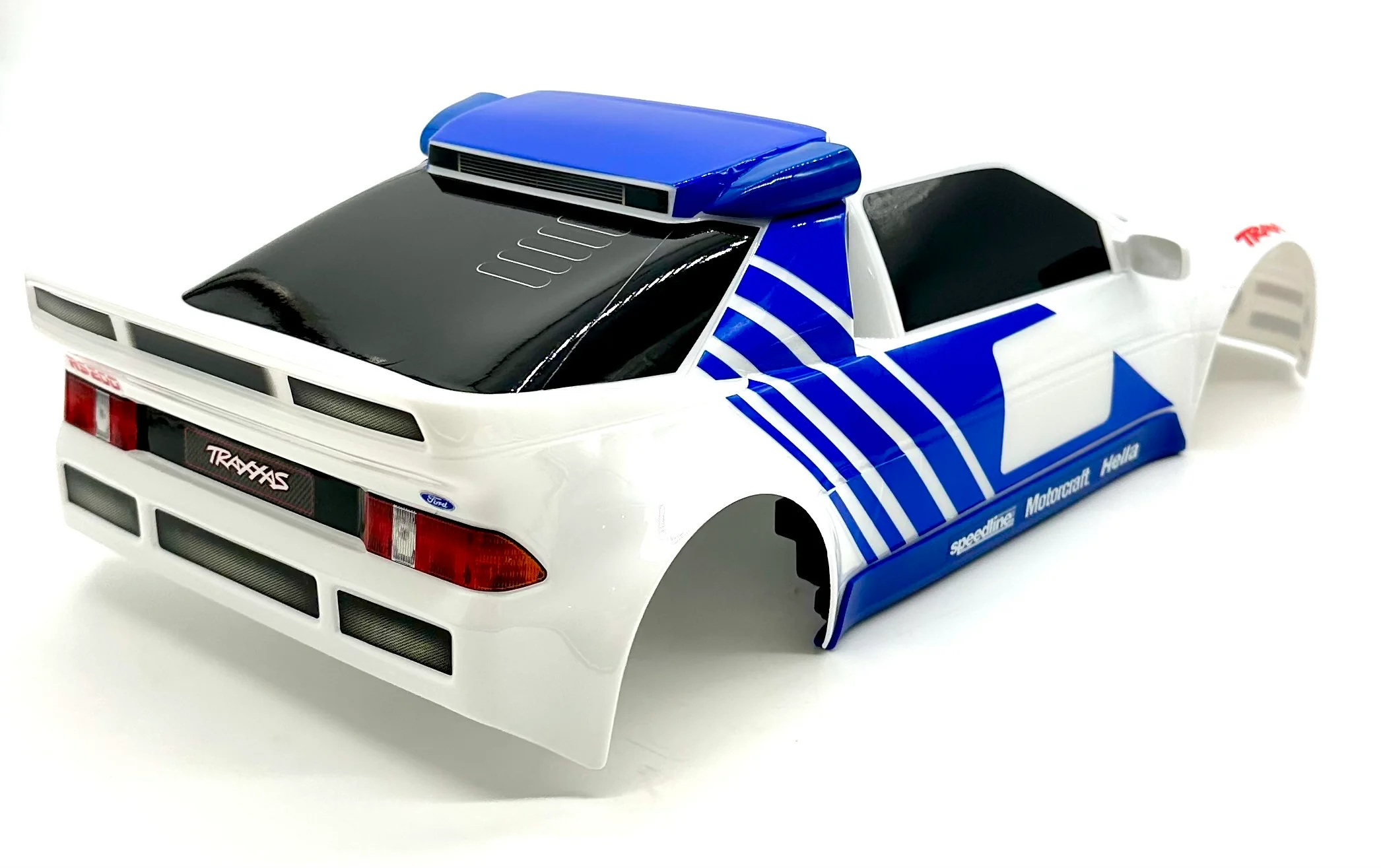 MINI RALLY VXL BODY cover Shell & Lights (WHITE Painted Traxxas 108046-1 - Image 3