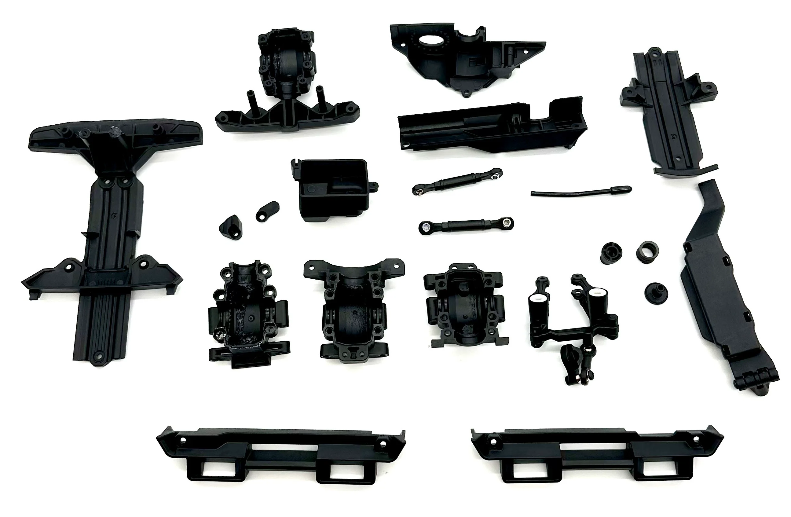 MINI RALLY VXL Plastic Set (Front Rear Bulkhead Body mounts Traxxas 108046-1 - Image 3
