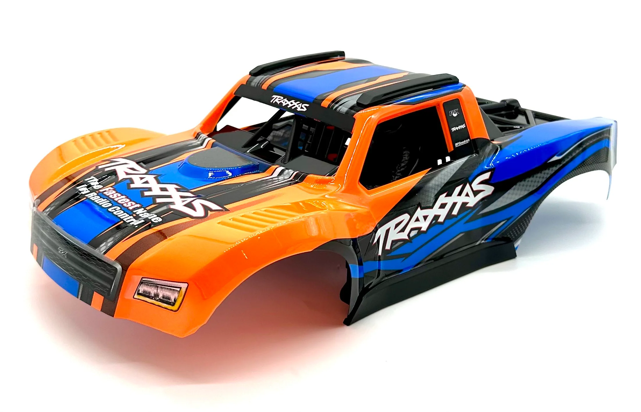 MINI SLASH BODY cover Shell (ORANGE Painted ProGraphics, clipless Traxxas 108164-1