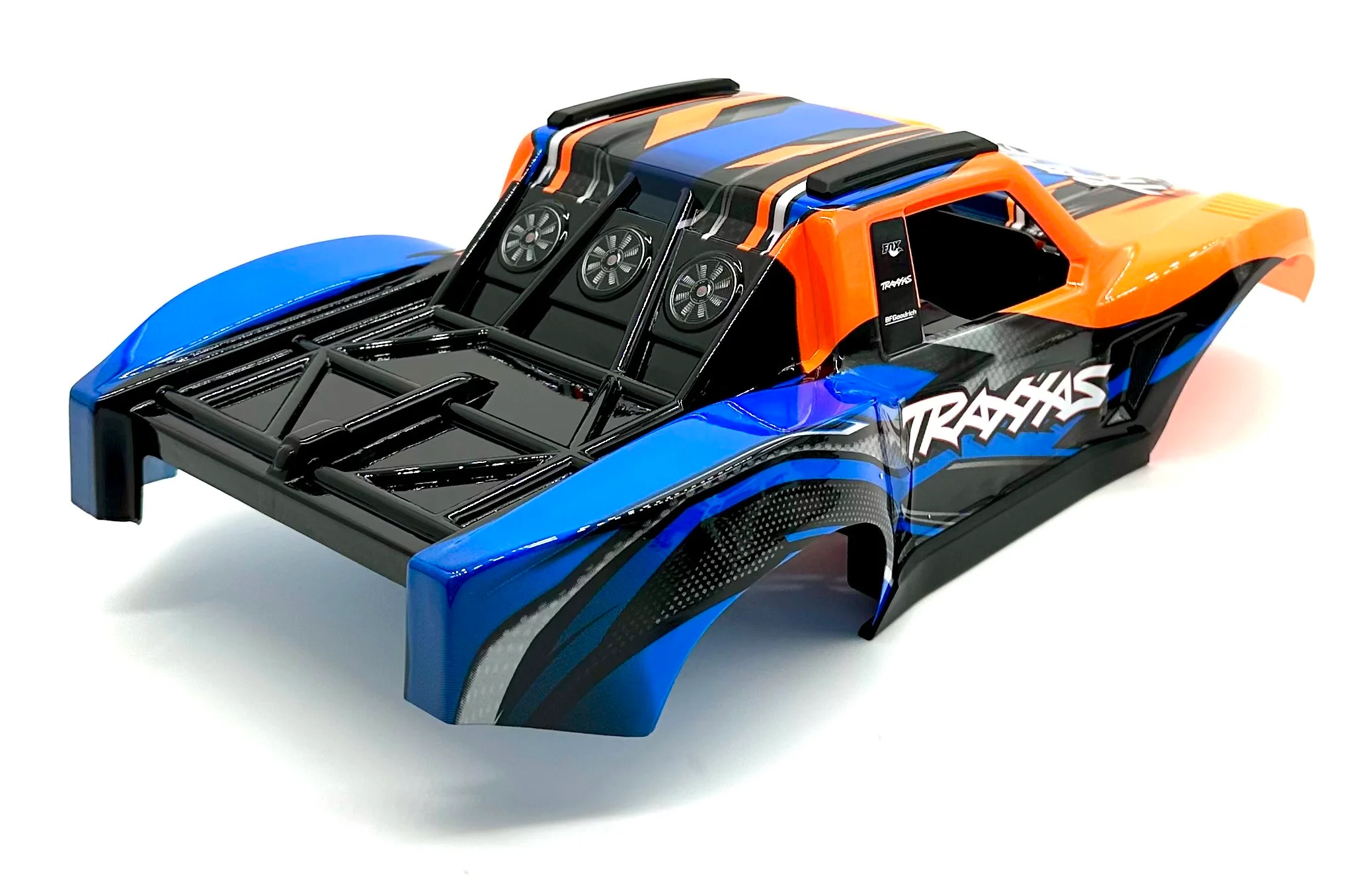 MINI SLASH BODY cover Shell (ORANGE Painted ProGraphics, clipless Traxxas 108164-1 - Image 2
