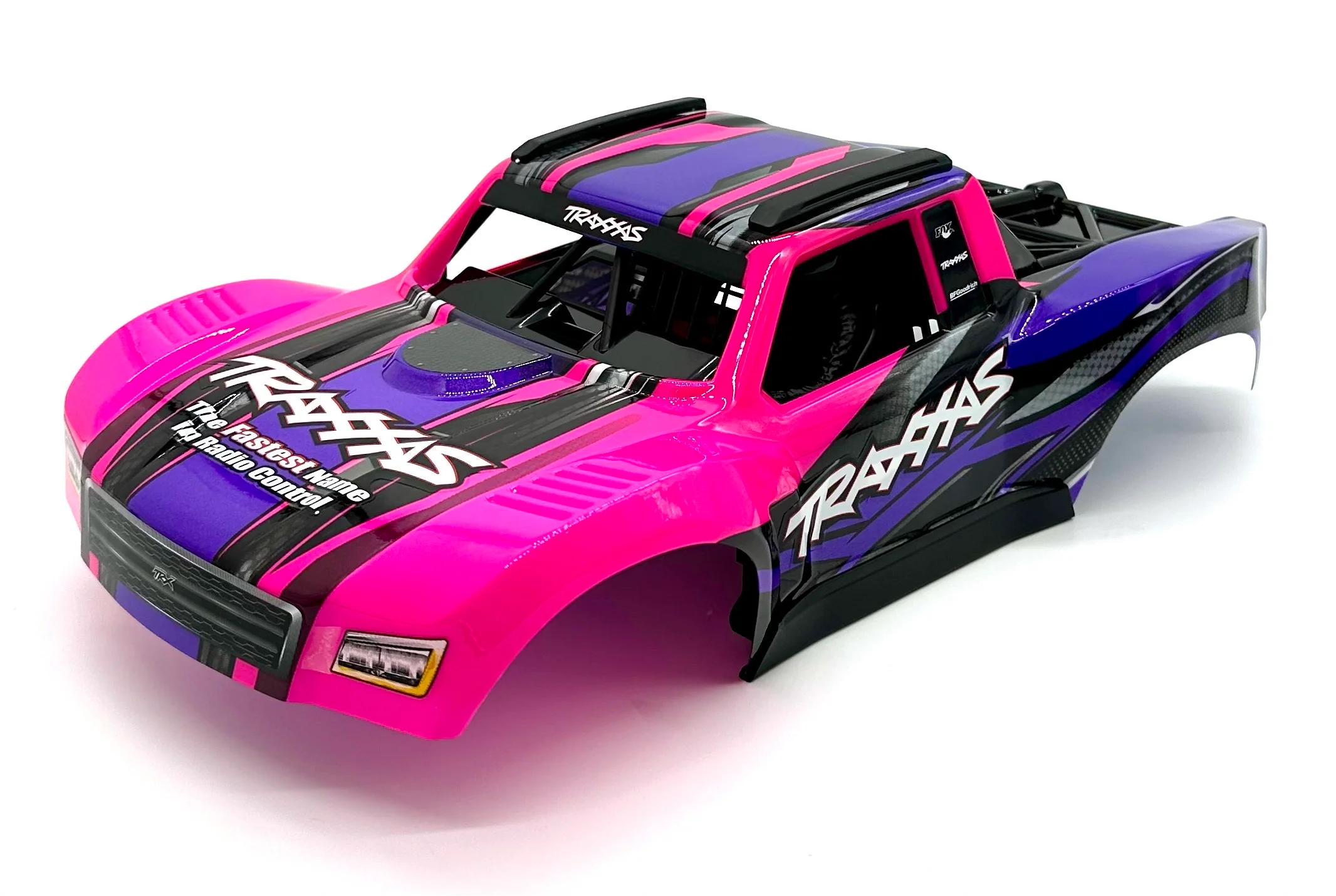 MINI SLASH BODY cover Shell (PINK Painted ProGraphics, clipless Traxxas 108164-1