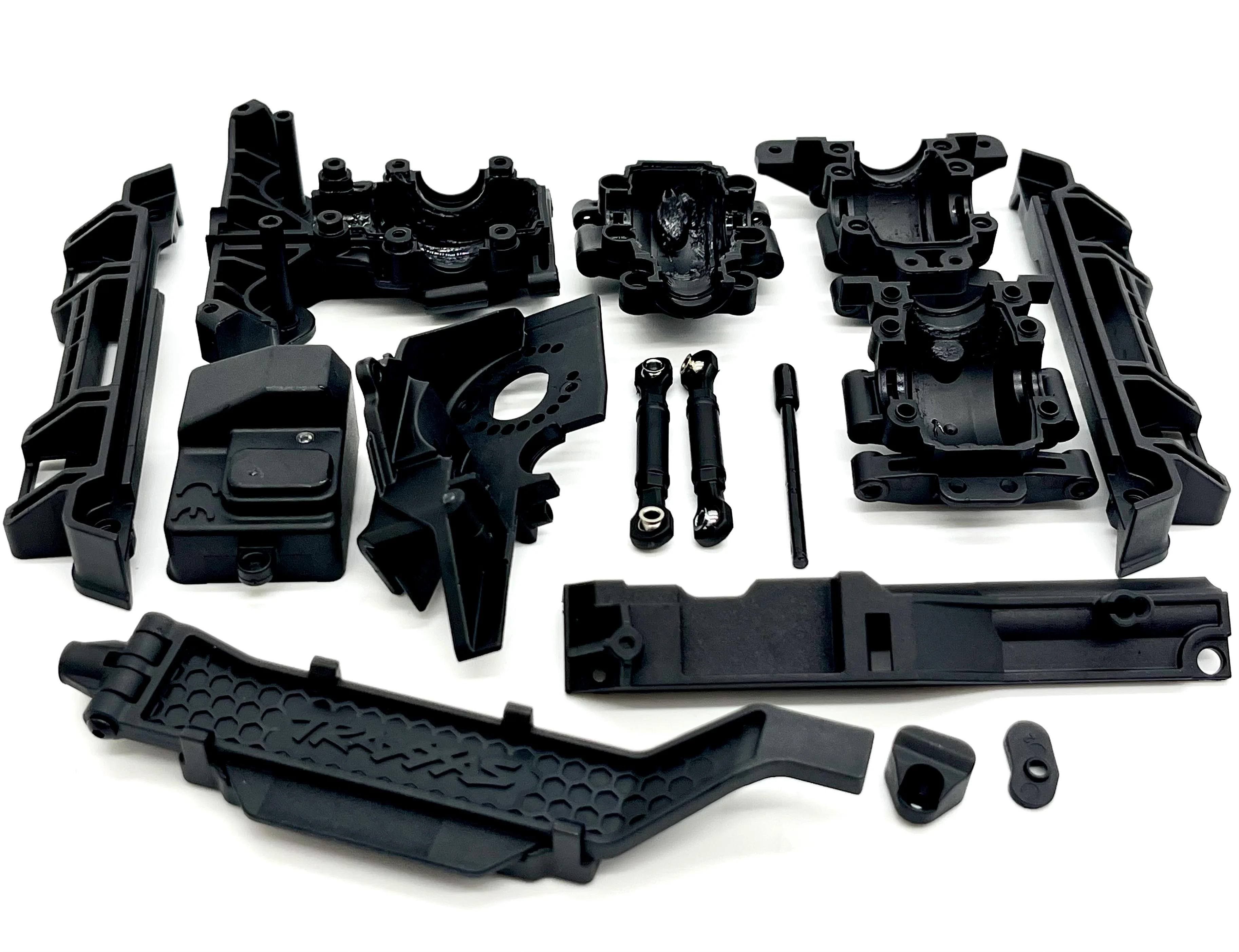 MINI SLASH Plastic Set (Front Rear Bulkhead skid plates Body mounts Traxxas 108164-1