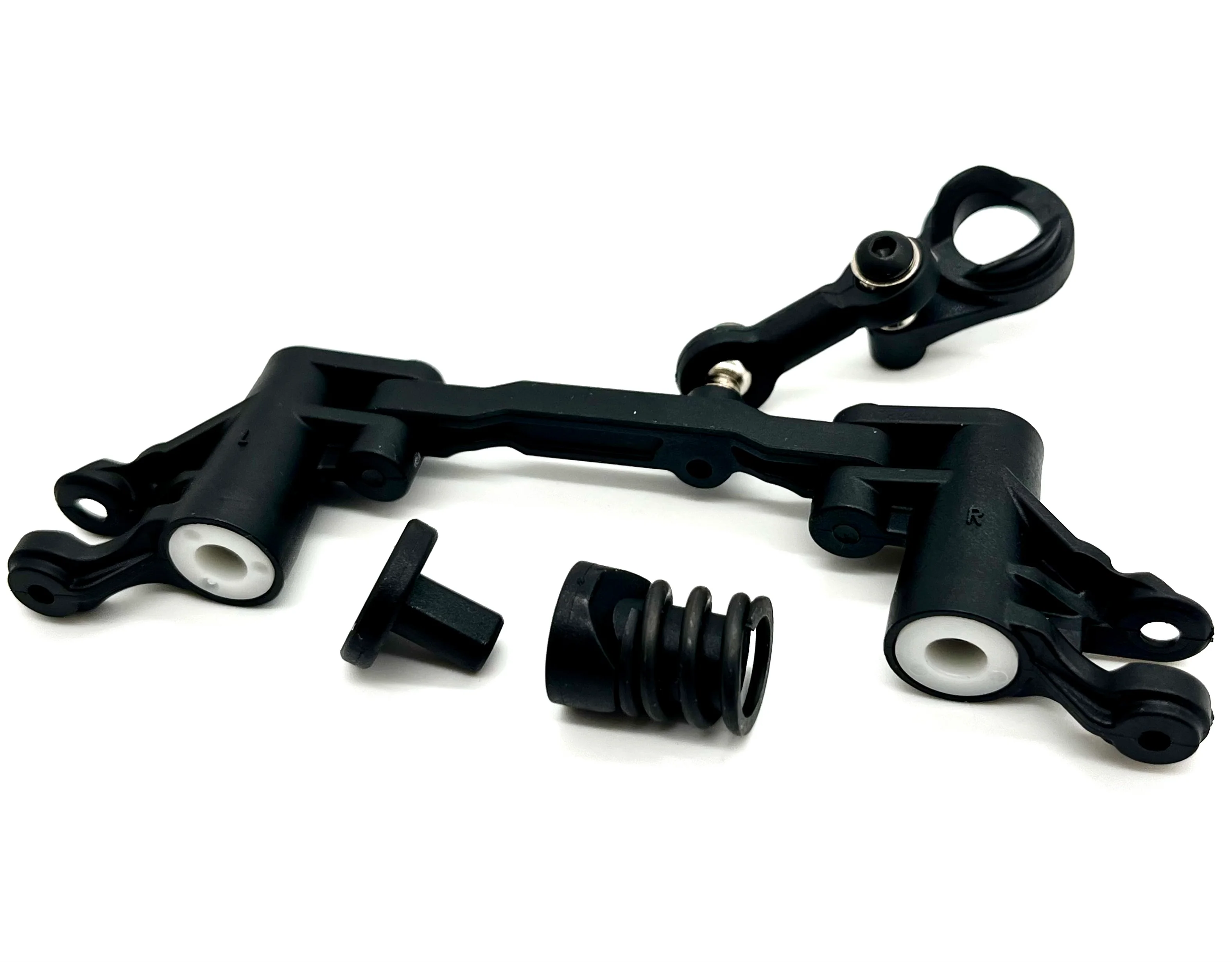 MINI-XRT STEERING Assembly (Bellcrank Horn Servo saver Traxxas 108076-1 - Image 2