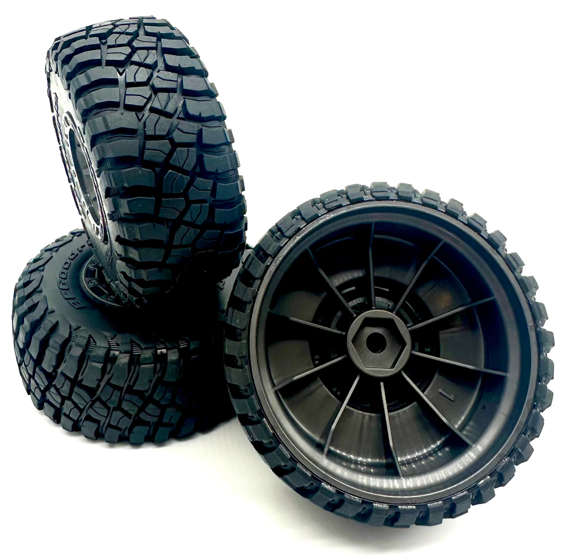 MINI SLASH Wheels & Tires (Factory Glued BFG Mud-Terrain Tires (set 4) Traxxas 108164-1 - Image 3