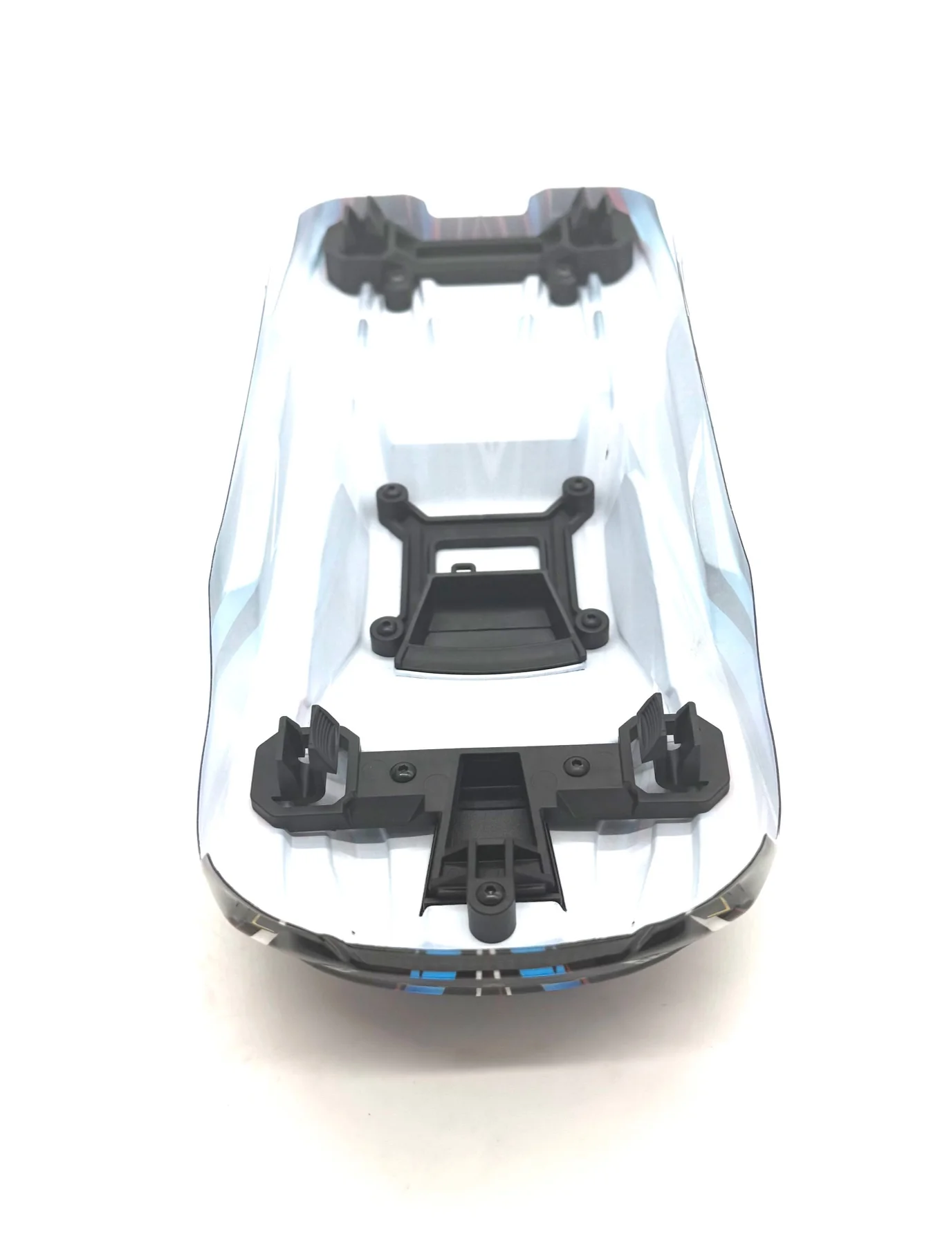 MINI-XRT BODY cover Shell (BLUE Painted ProGraphics, clipless Traxxas 108076-1 - Image 3