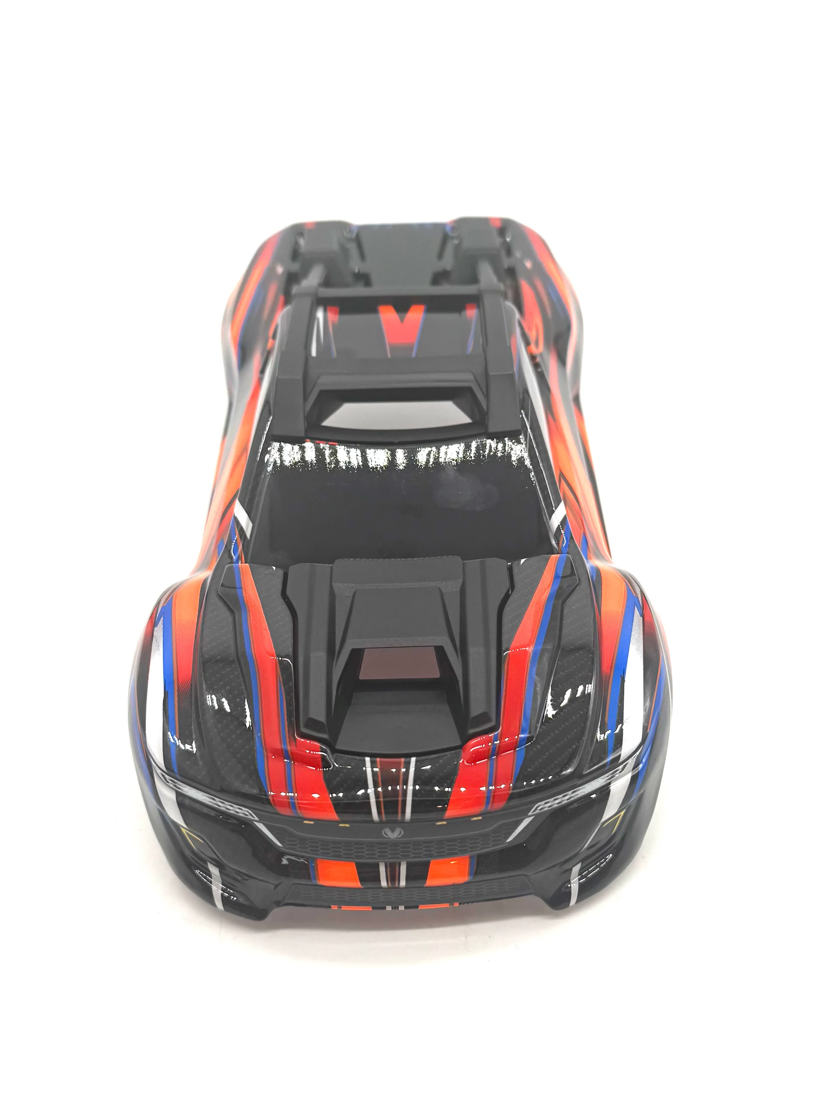 MINI-XRT BODY cover Shell (ORANGE Painted ProGraphics, clipless Traxxas 108076-1 - Image 2