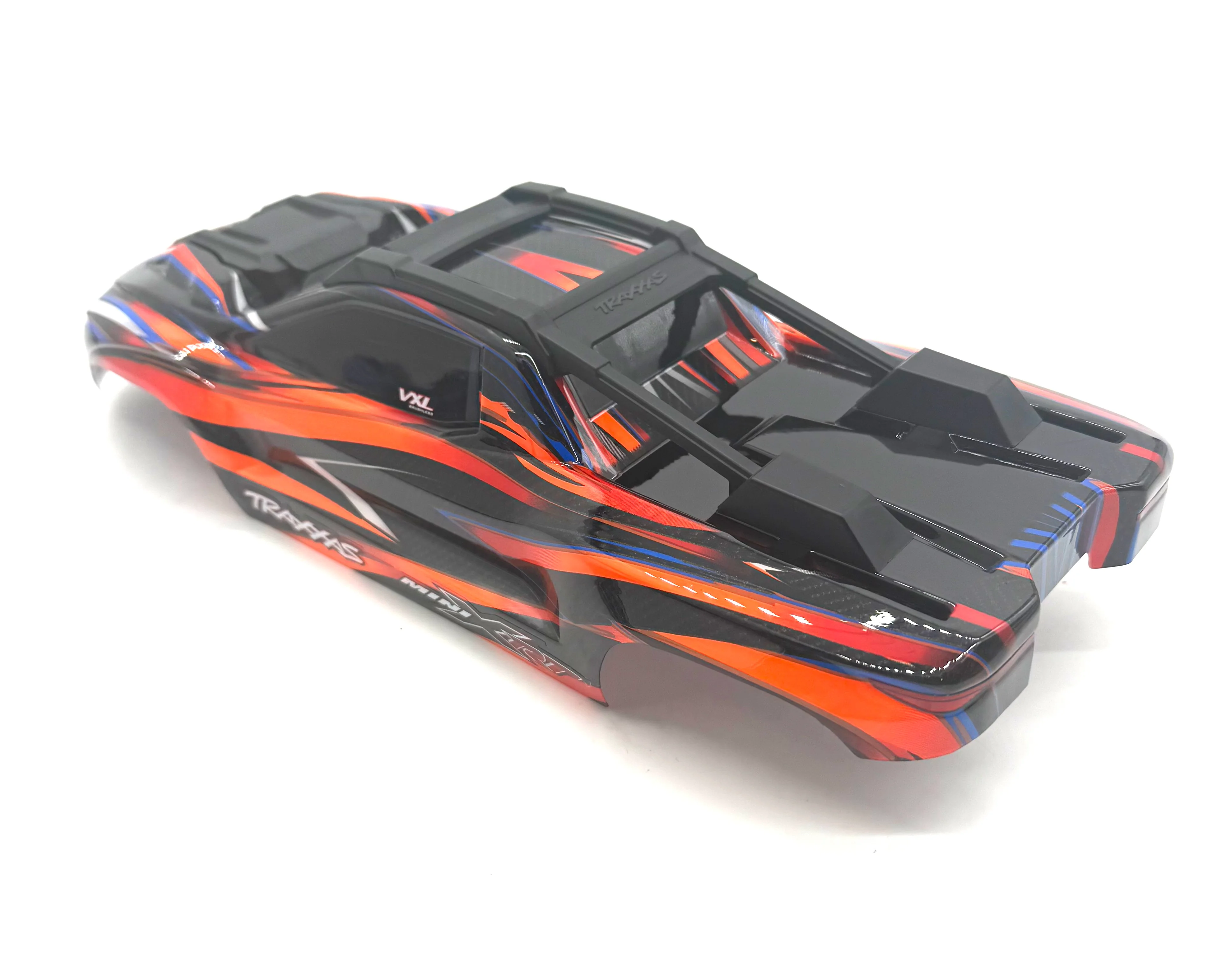MINI-XRT BODY cover Shell (ORANGE Painted ProGraphics, clipless Traxxas 108076-1 - Image 3