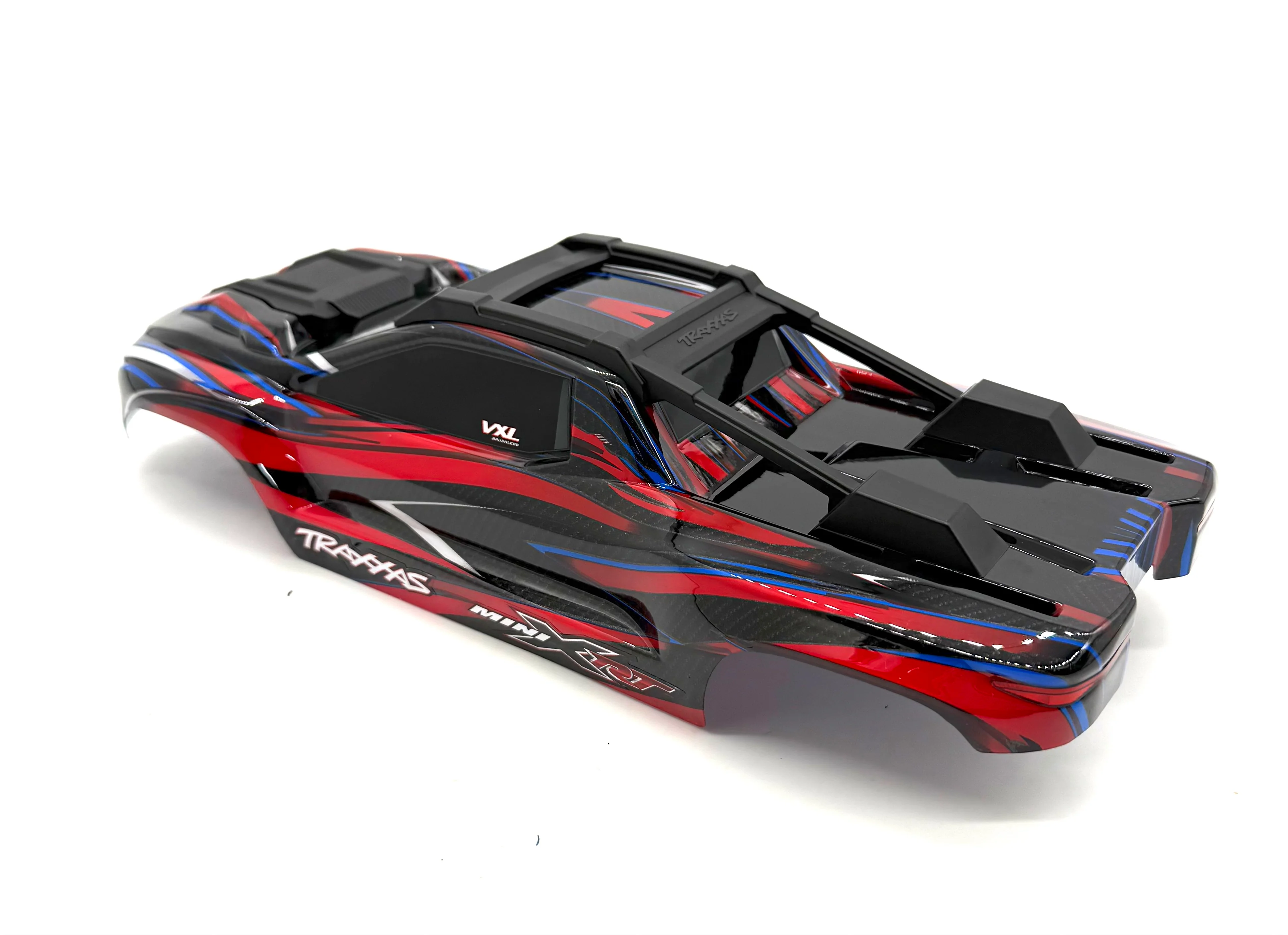 MINI-XRT BODY cover Shell (RED Painted ProGraphics, clipless Traxxas 108076-1 - Image 4
