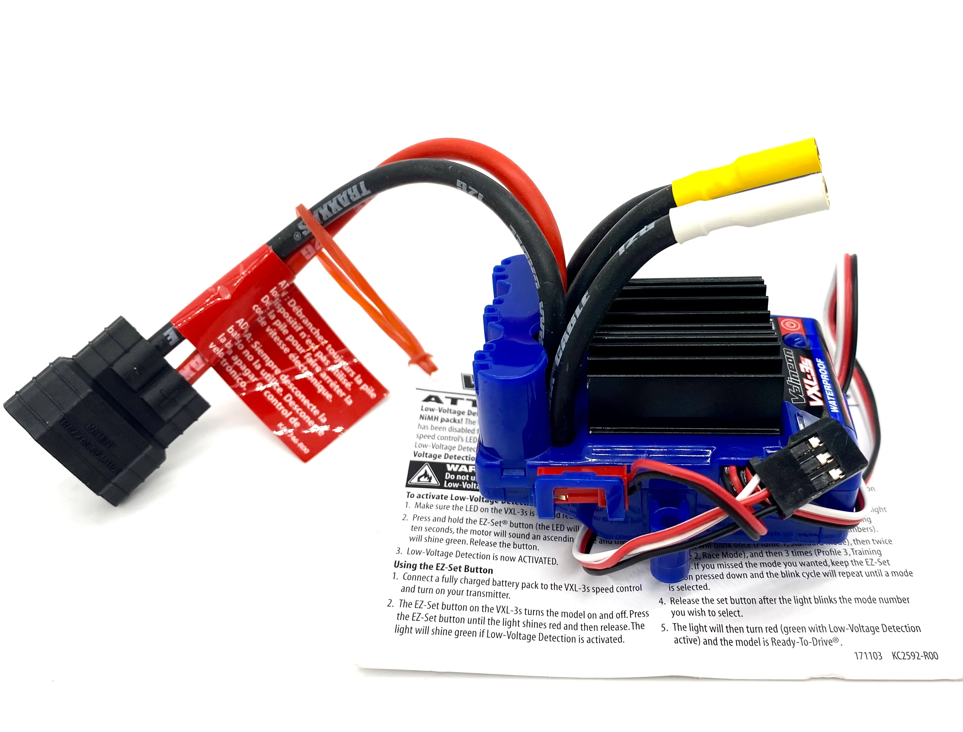 MINI-XRT ESC, 3355R Velineon VXL-3s Speed Control Slash Traxxas 108076-1 - Image 3