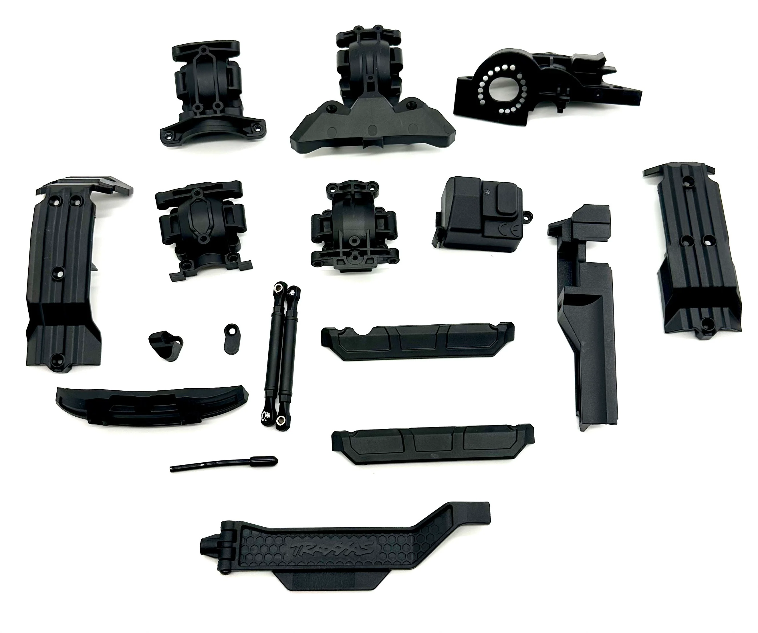 MINI-XRT Plastic Set (Front Rear Bulkhead skid plates Brace box Traxxas 108076-1