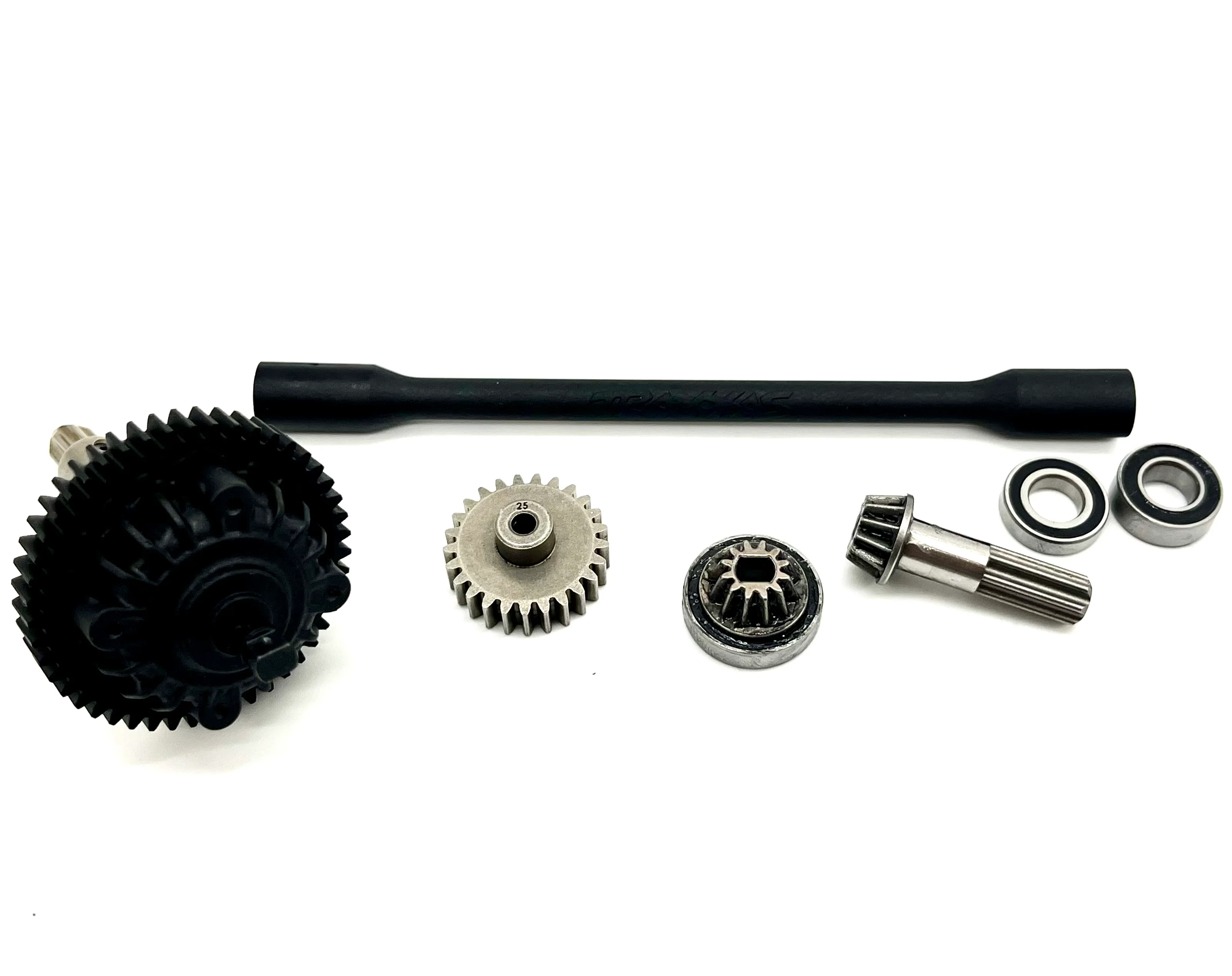 MINI-XRT SPUR Gear, center driveshaft, pinion, bearings Traxxas 108076-1 - Image 2