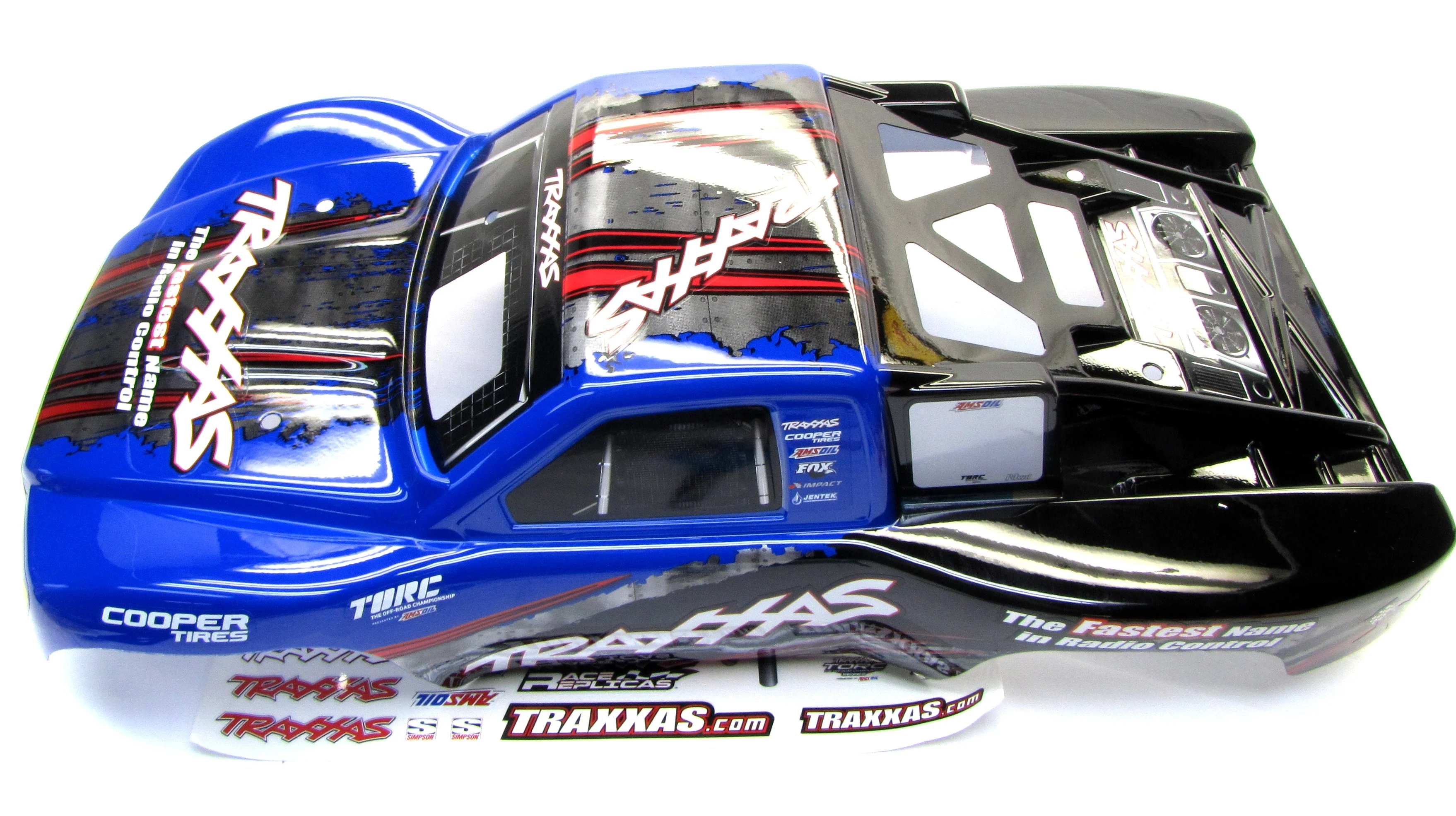 Nitro Slash BODY Shell (Blue Painted Cover & Decals prographix 44056-3 - Image 2