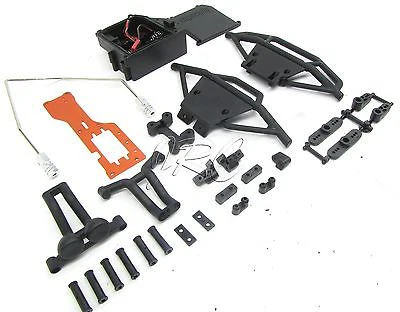 NITRO TROPHY Truggy BUMPERS,  Radio/Radio tray, Roll Bar  (HPI 107014