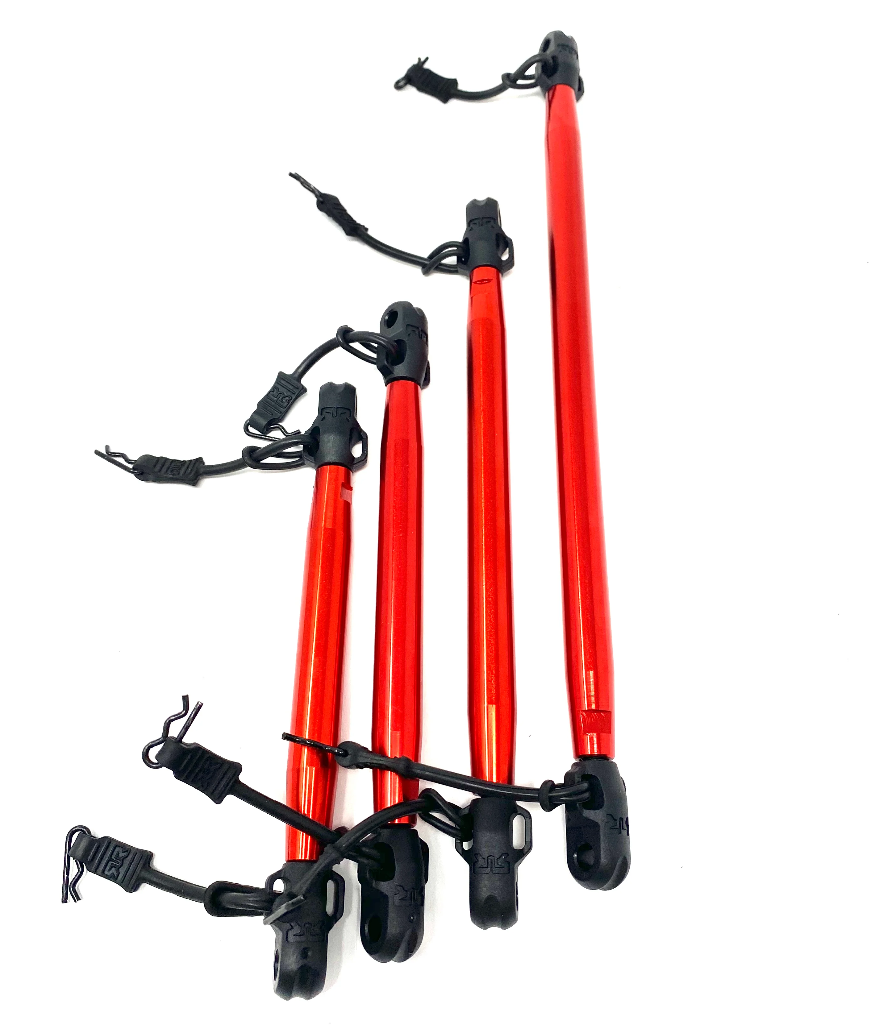OUTCAST 8S EXB - RED support Braces Bars center front rear Arrma 1/5 ARA5210V2 - Image 3