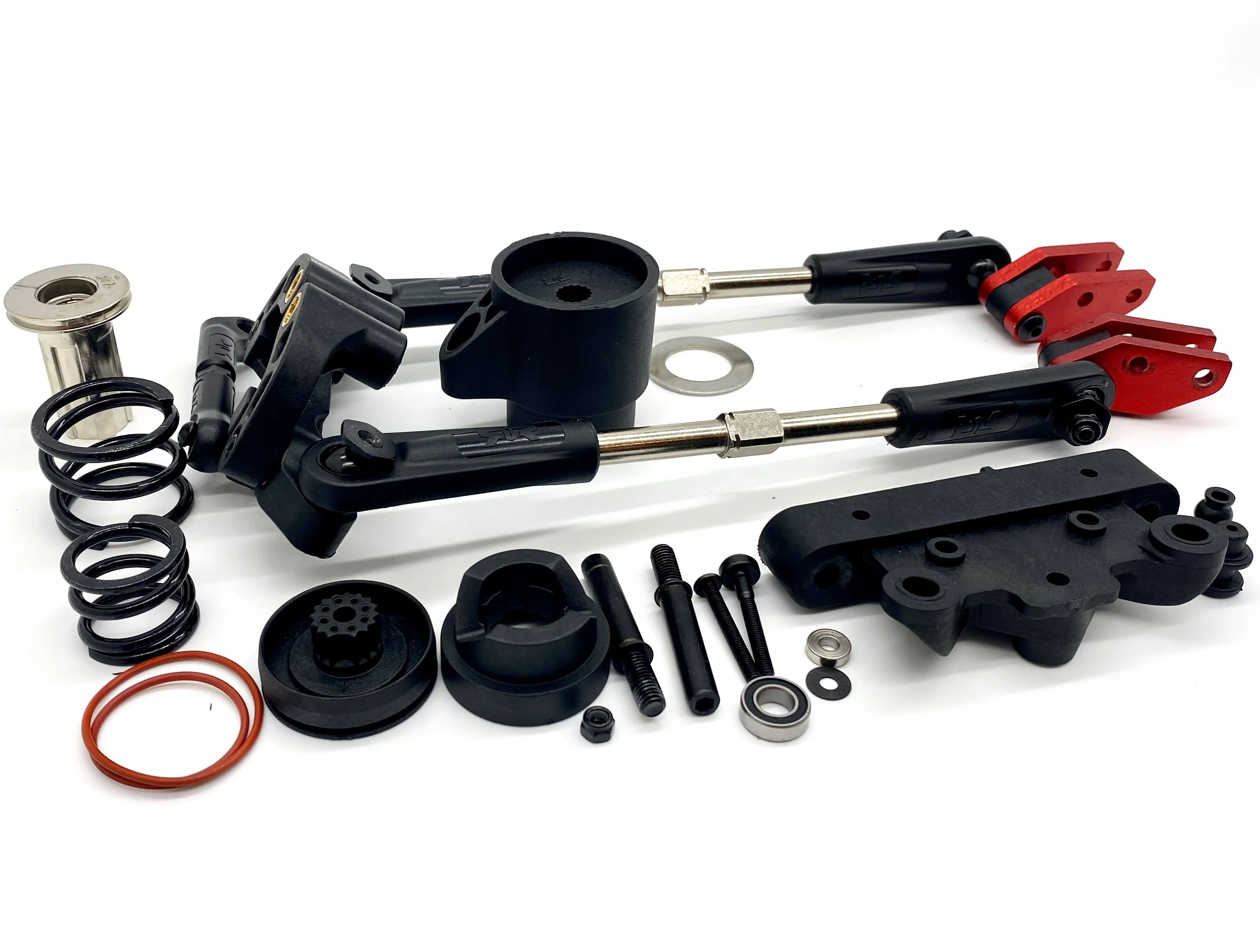 OUTCAST 8S EXB - STEERING Set bellcrank top plate rack, steel rods Arrma 1/5 ARA5210V2 - Image 3