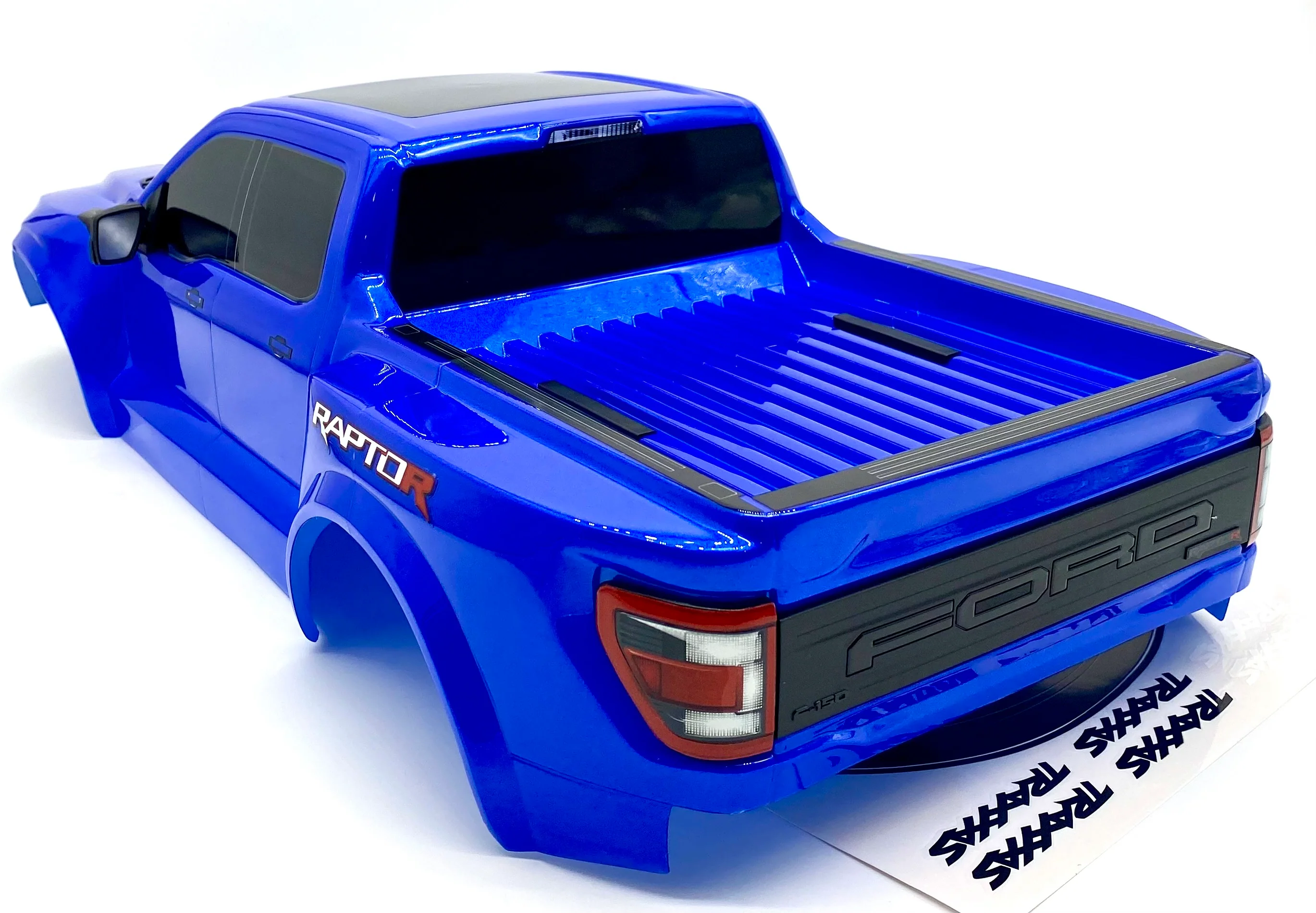 Raptor R BODY, painted shell, Blue (cover trimmed Traxxas 101076-4 - Image 4
