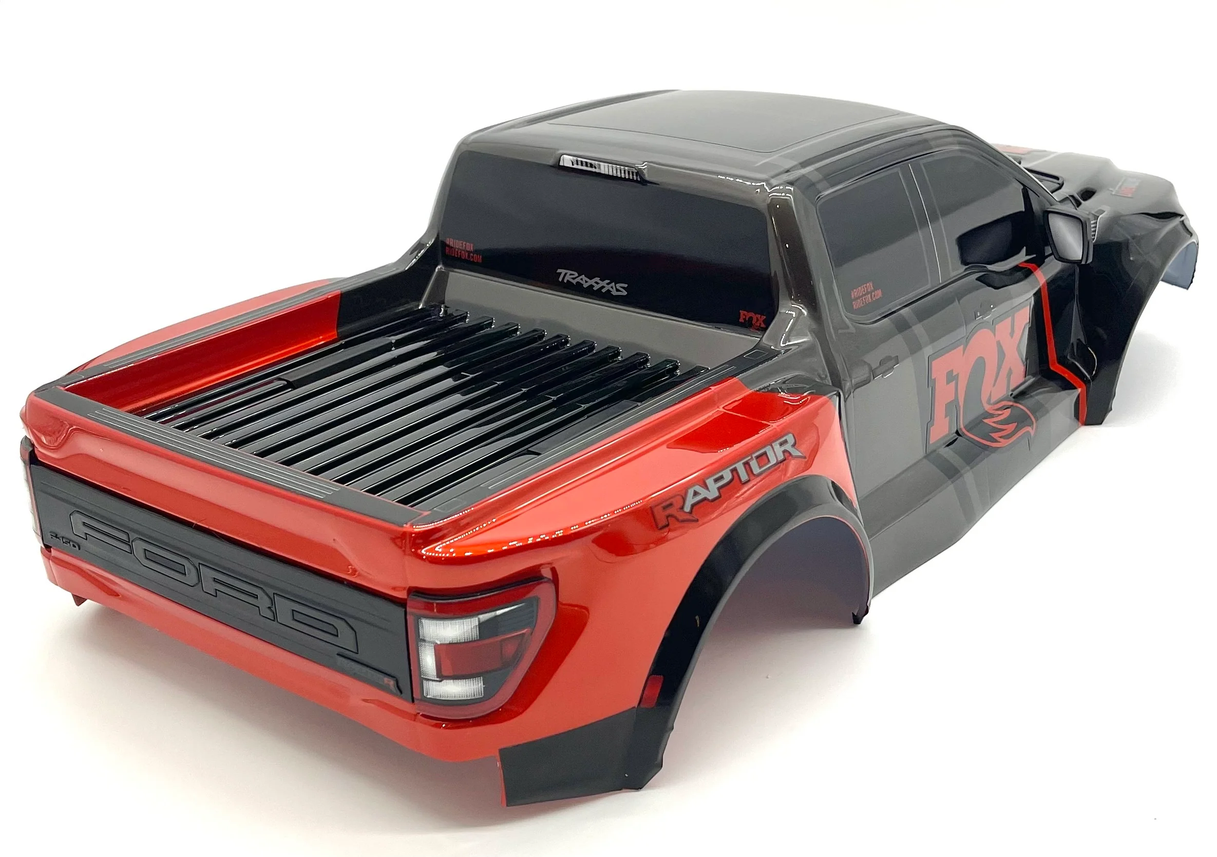 Raptor R BODY, painted  shell, ORANGE fox (cover trimmed Traxxas 101076-4 - Image 4