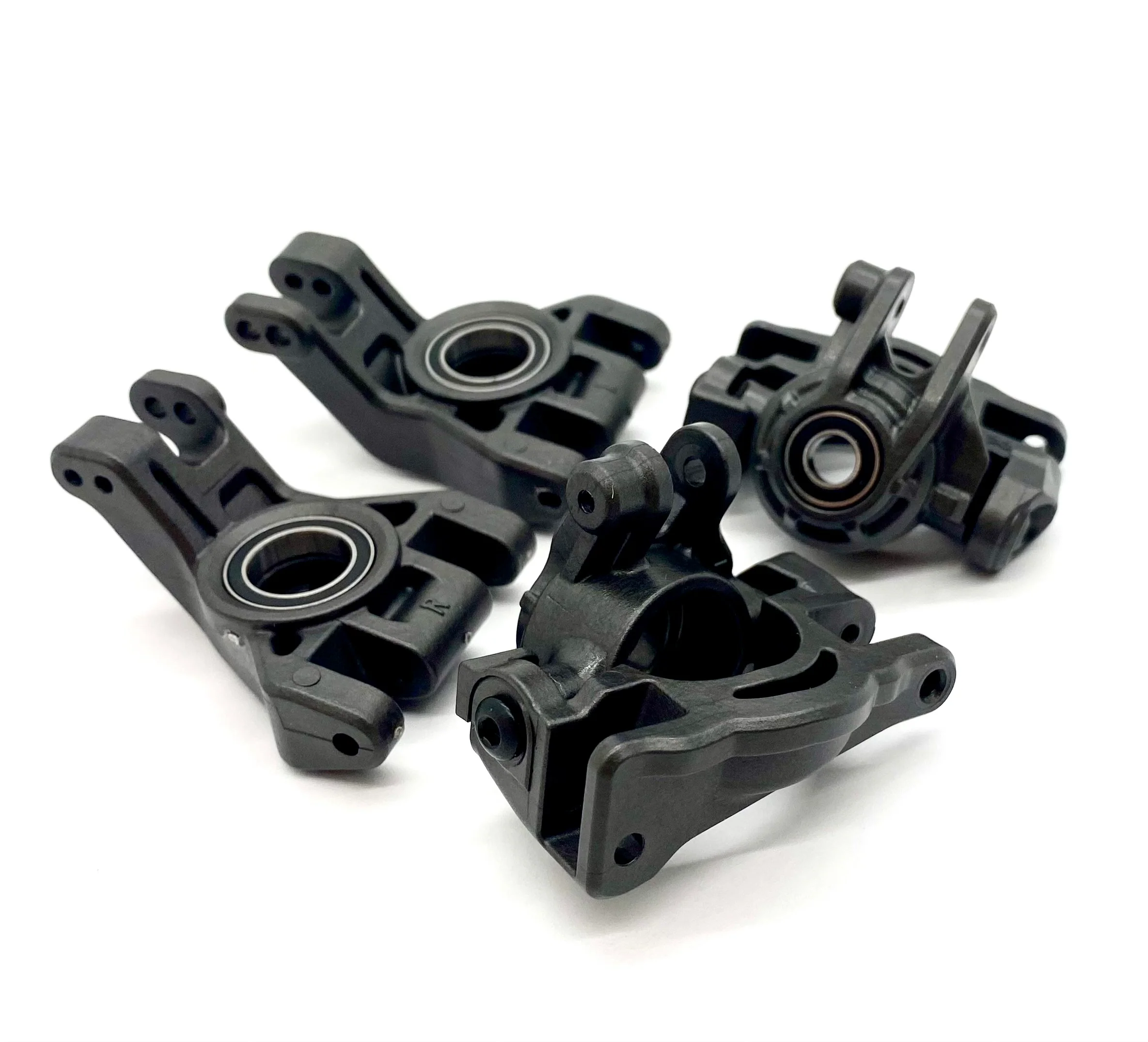 Raptor R HUBS Spindles, Frt and Rear, Carriers, Bearings  Traxxas 101076-4 - Image 3