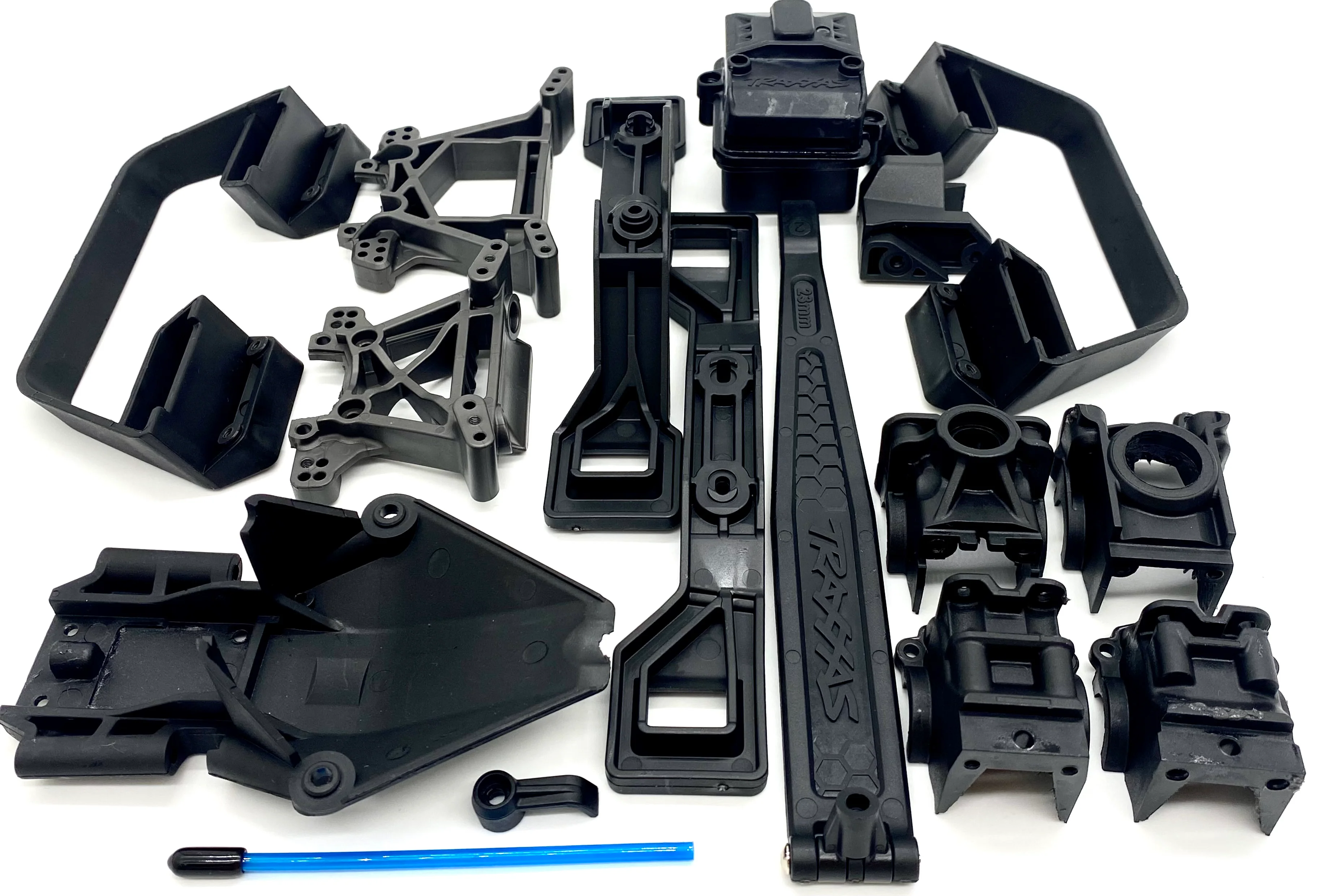 Raptor R SHOCK TOWERS Bumper, Skid Plates, rx box, body mounts, Traxxas 101076-4