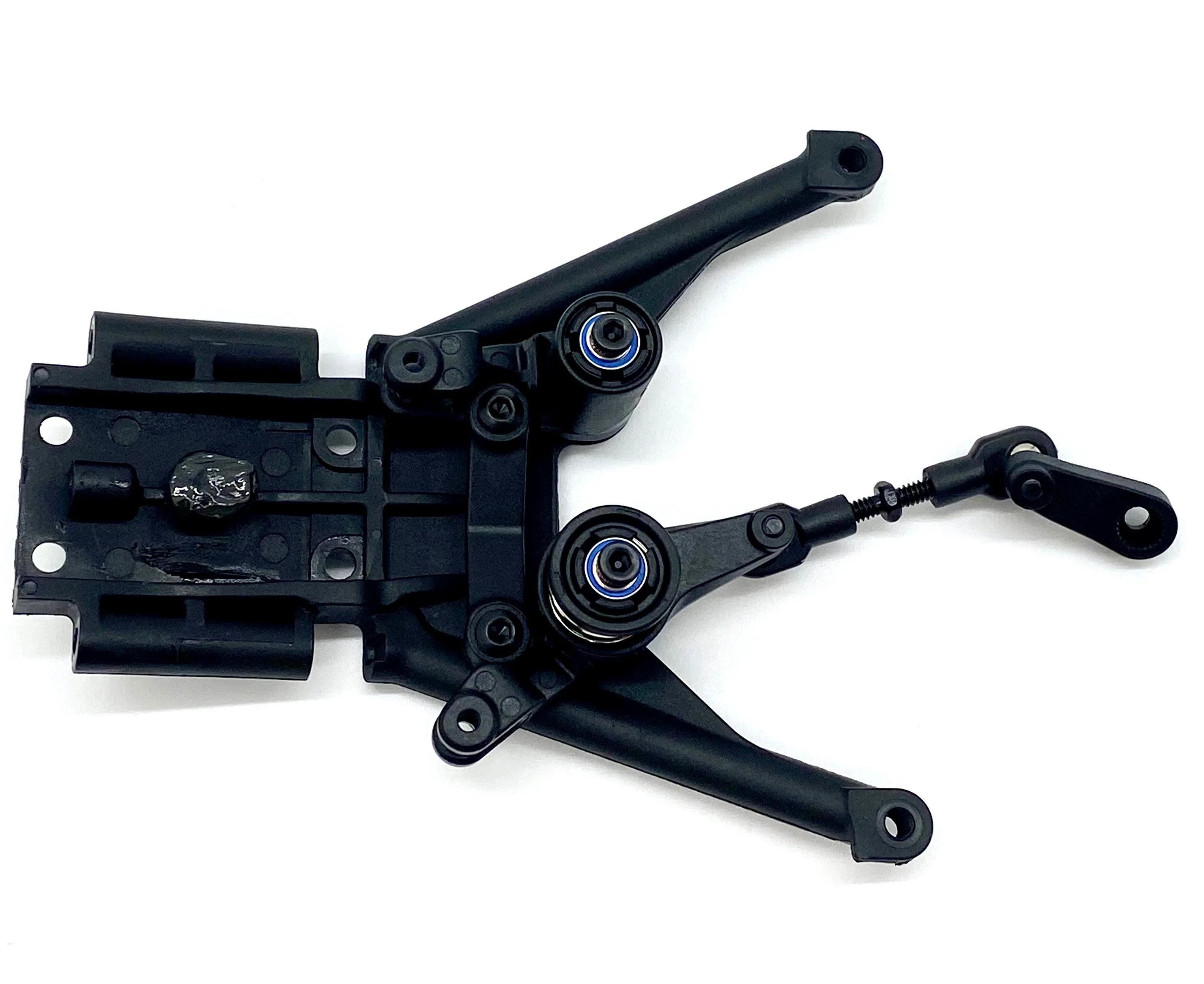 Raptor R STEERING Assembly, w/servo saver, bulkhead Traxxas 101076-4 - Image 2