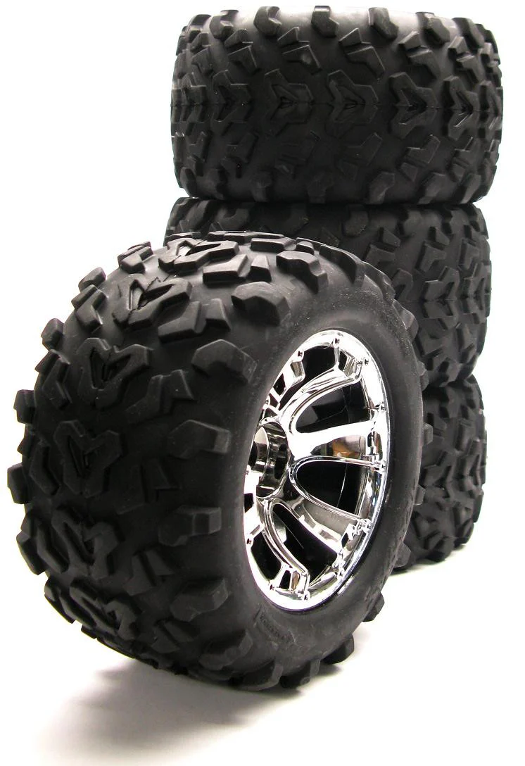 Nitro Revo 6.3" Maxx TIRES & Geode WHEELS (Factory Glued 17mm 53097-3
