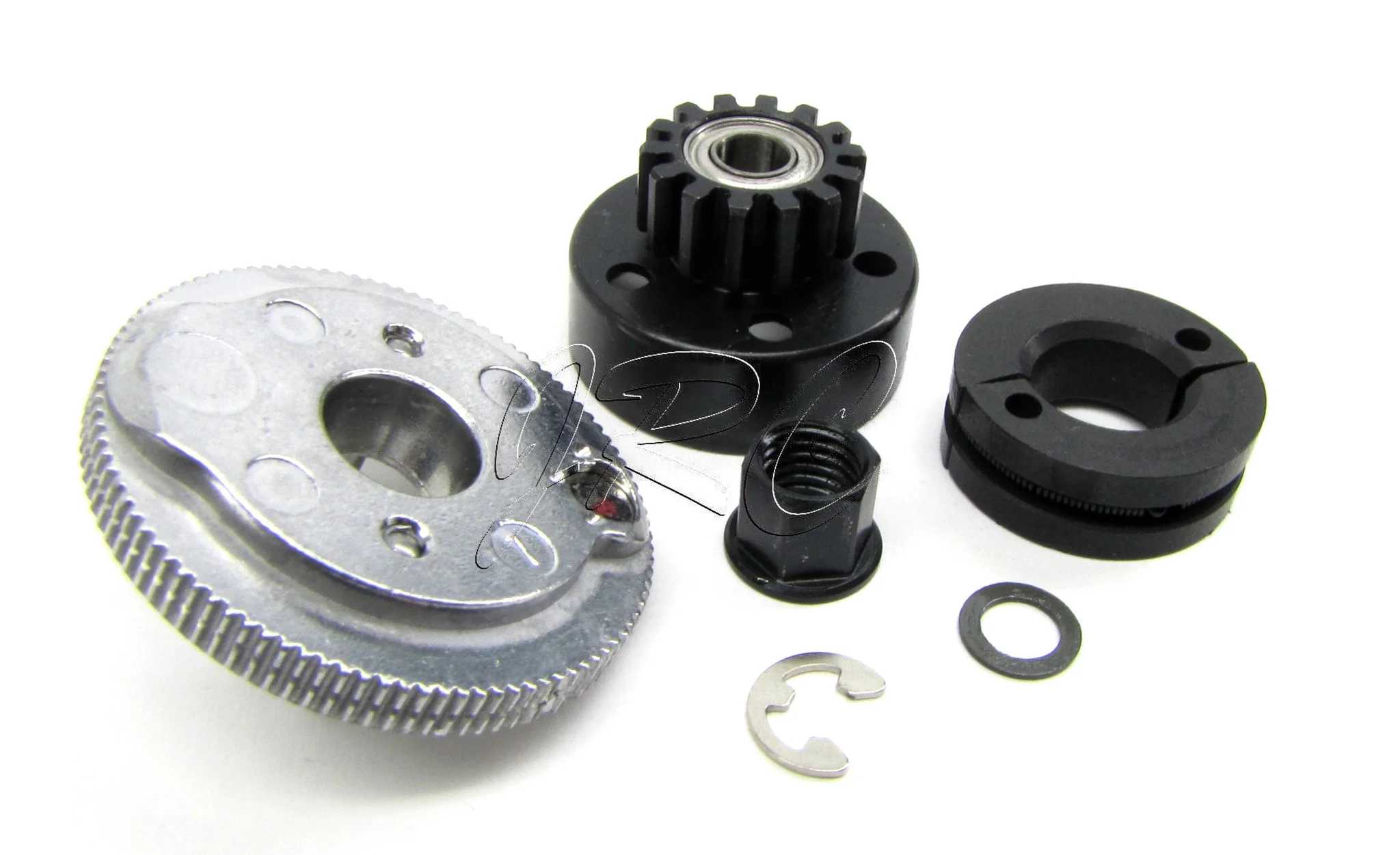 Nitro Revo 3.3 CLUTCH bell, GEAR with MAGNET (14t, flywheel nut 53097-3 - Image 2