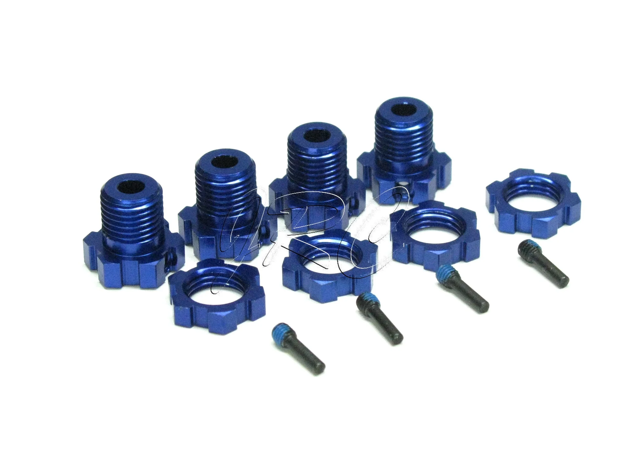 Nitro Revo 3.3 Splined 17mm HEX HUBS 5353X nuts summit e-revo 53097-3