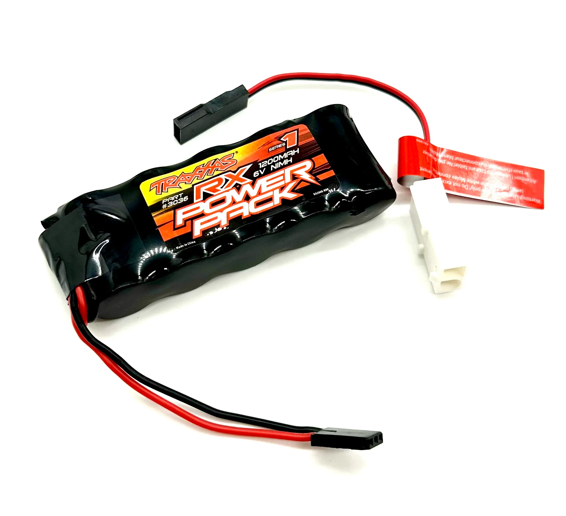 Nitro Revo 3.3 RX 6V BATTERY & Adaptor NiMh 1200mah 53097-3