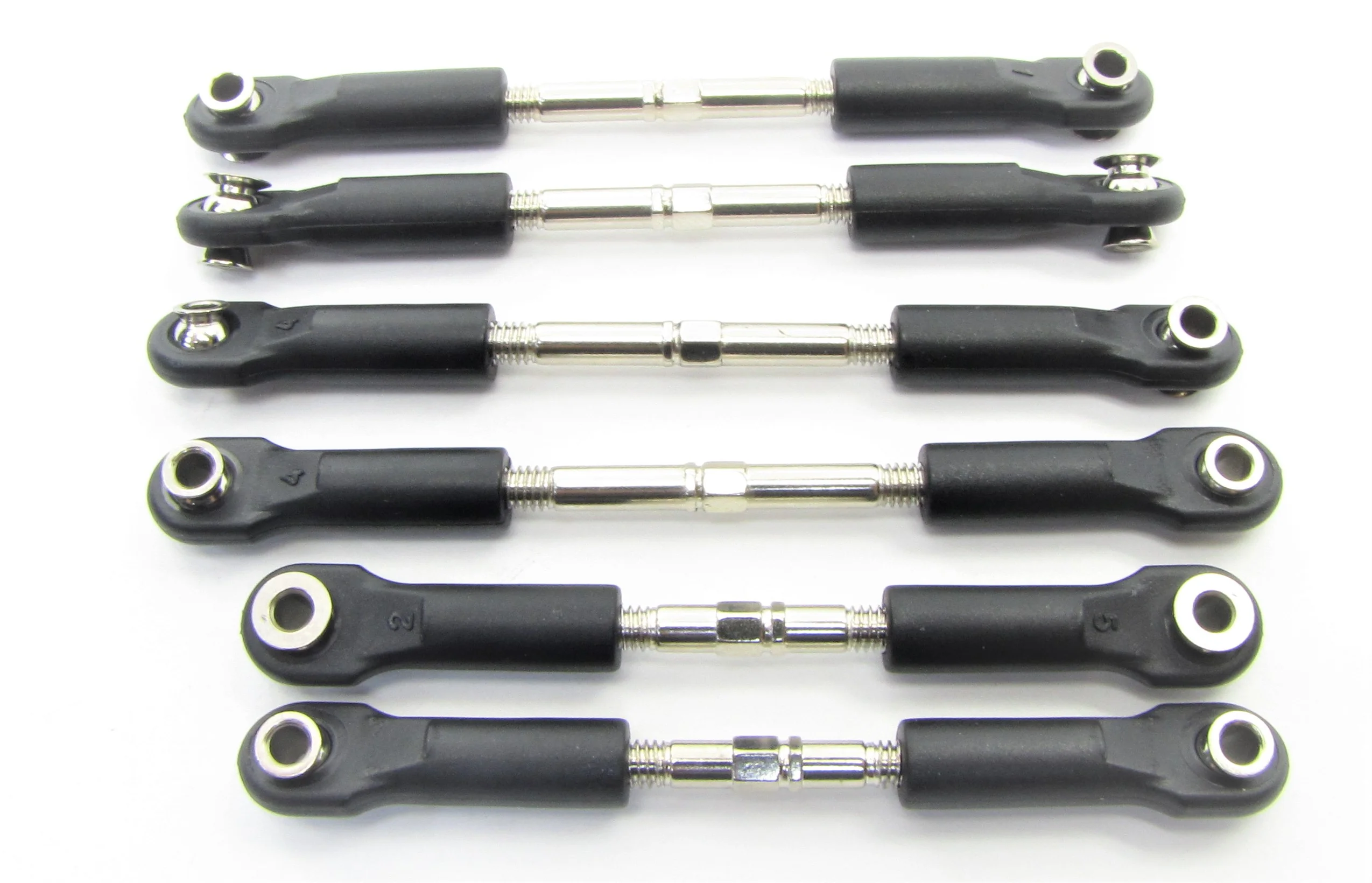RUSTLER 4x4 TIE RODS Set turnbuckles camber links slash VXL 67376-4 - Image 2