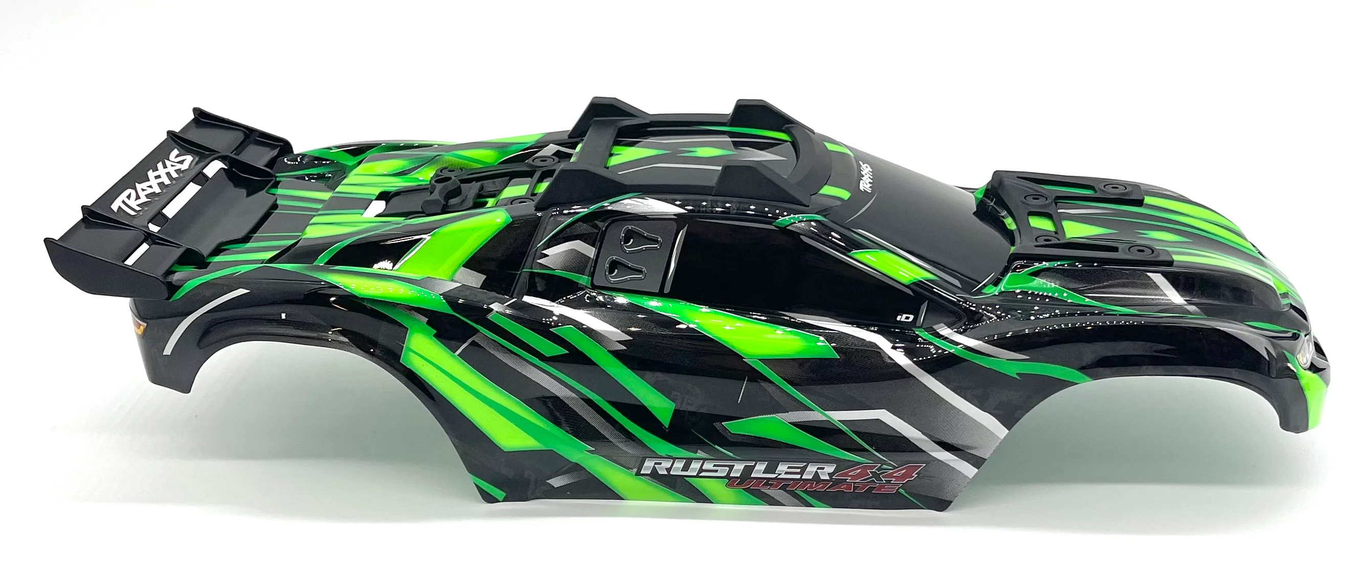 RUSTLER ULTIMATE - BODY Shell (Black and Green Cover Shell decals Traxxas 67097-4 - Image 7