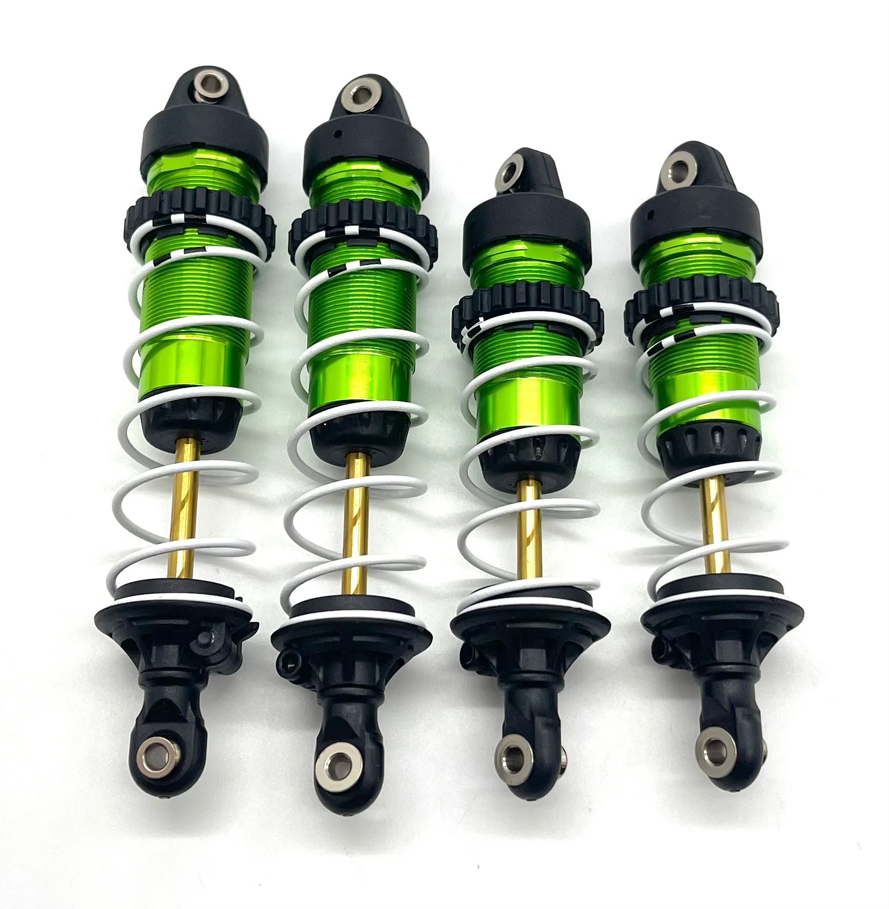 RUSTLER ULTIMATE - SHOCKS, Green Front Rear & springs big-bore Dampers Traxxas 67097-4