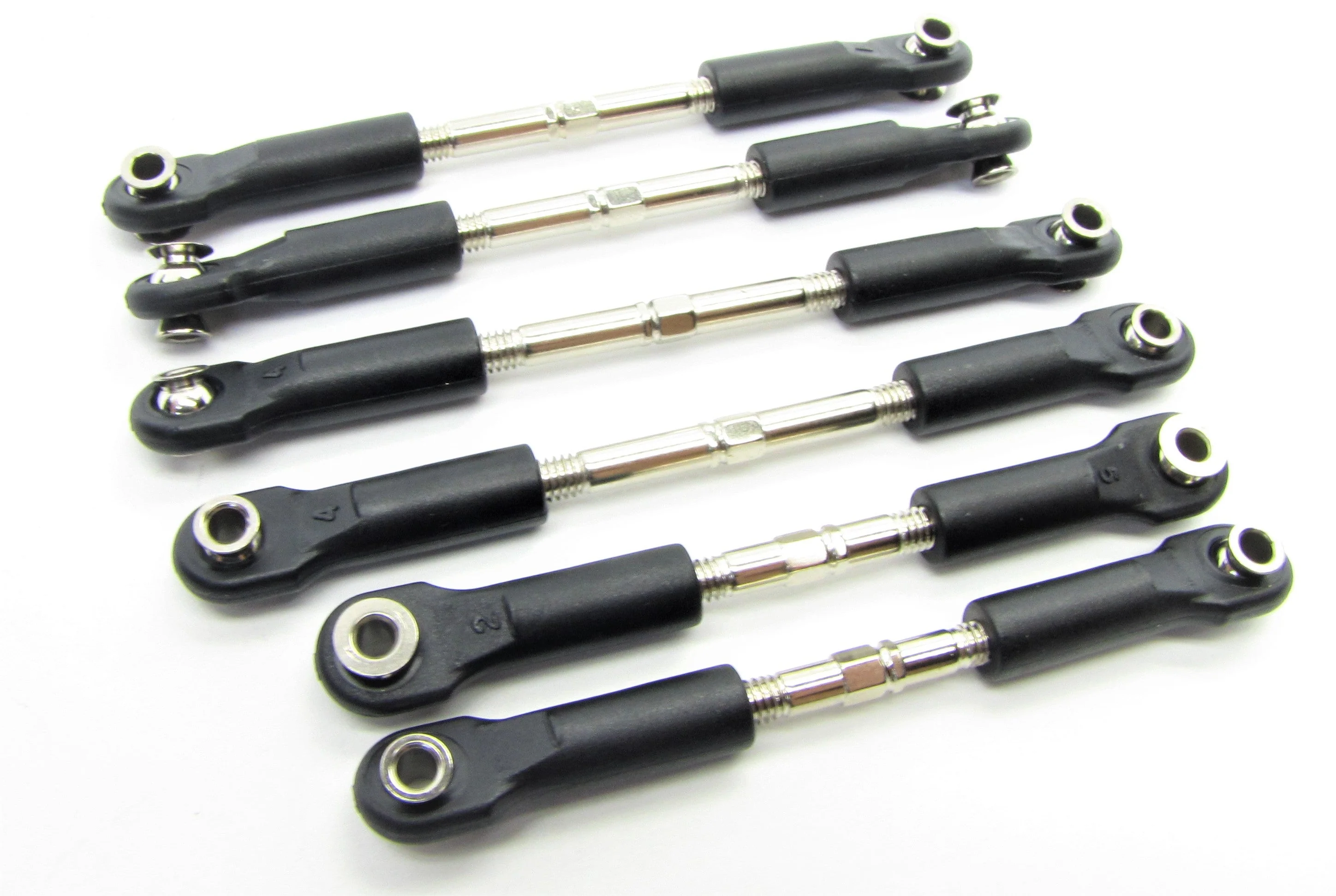 RUSTLER ULTIMATE - TIE RODS Set turnbuckles camber links slash Traxxas 67097-4
