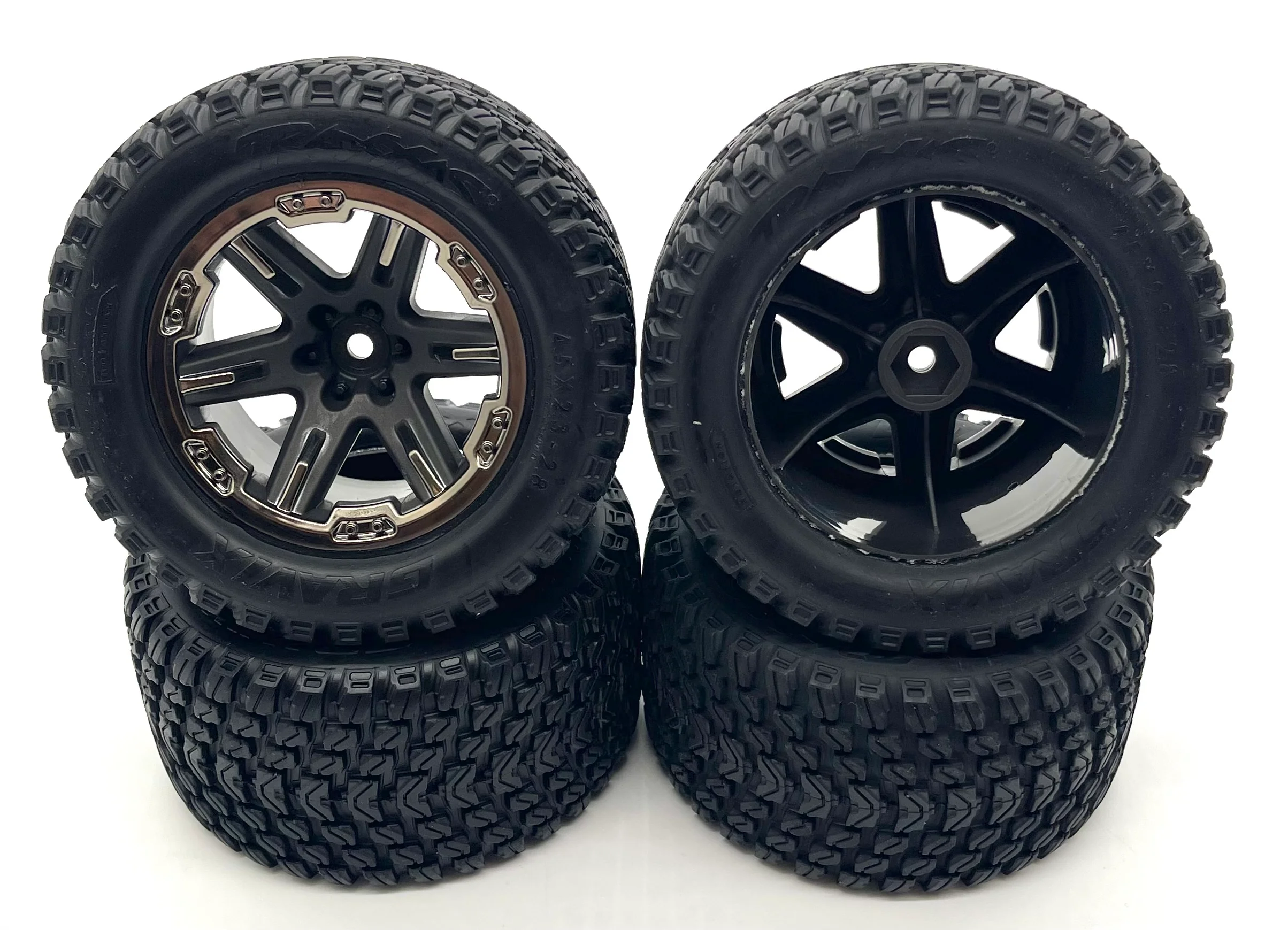 RUSTLER ULTIMATE - TIRES & Wheels assembled (4) Gravix Tyres Traxxas 67097-4 - Image 2