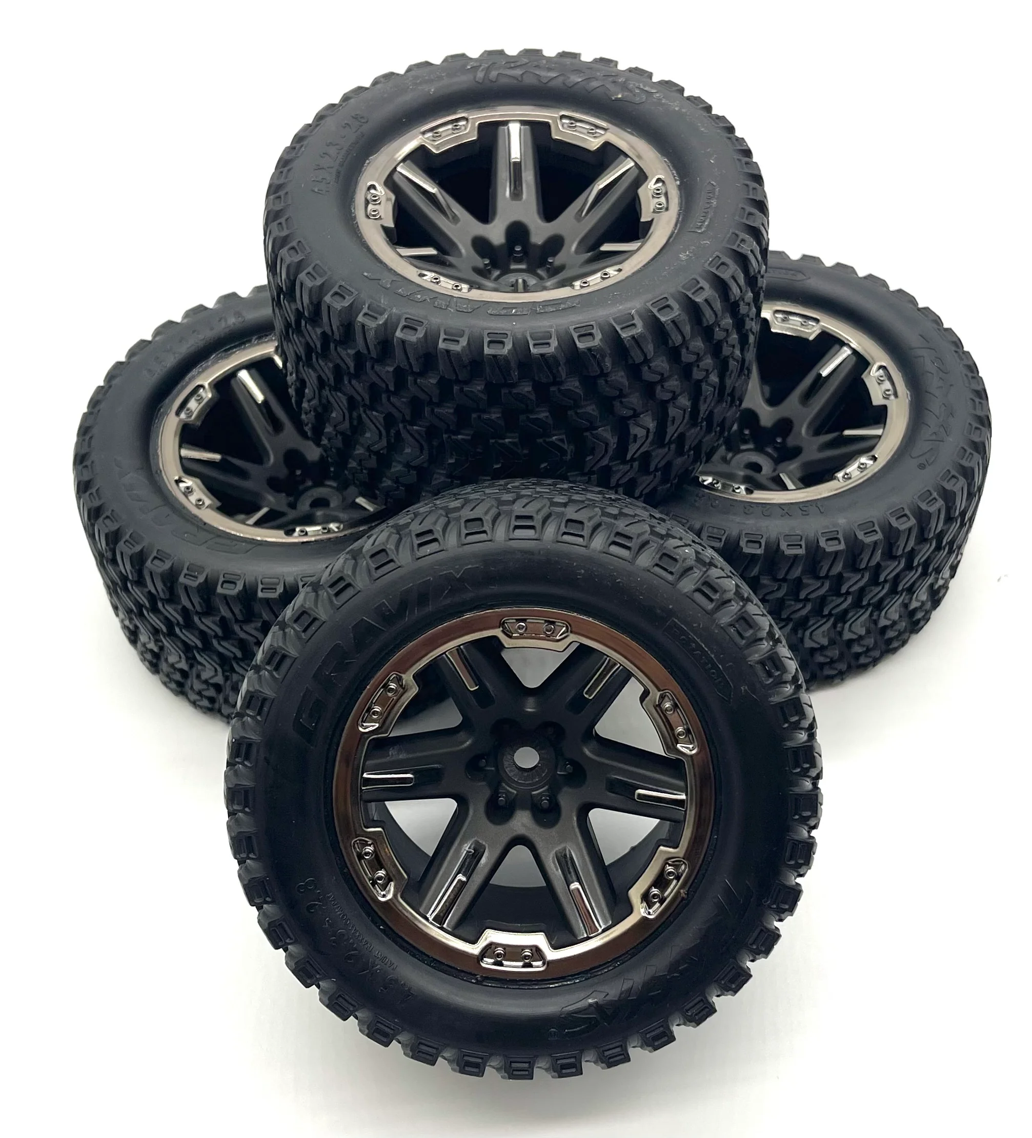 RUSTLER ULTIMATE - TIRES & Wheels assembled (4) Gravix Tyres Traxxas 67097-4 - Image 4