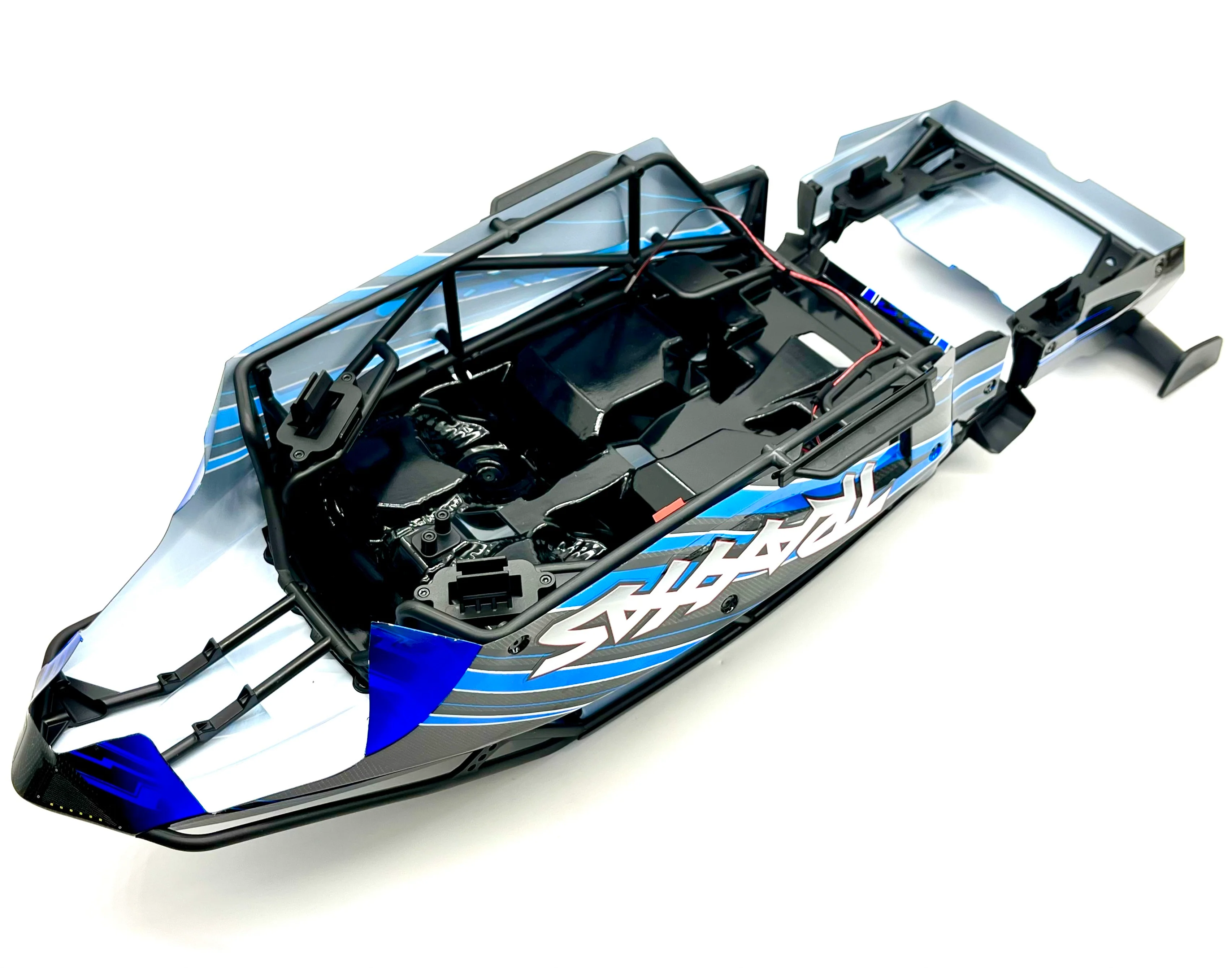 SAND CAR BODY & CAGE (Blue Painted Funco Pro Scale Traxxas 109076-4 - Image 4